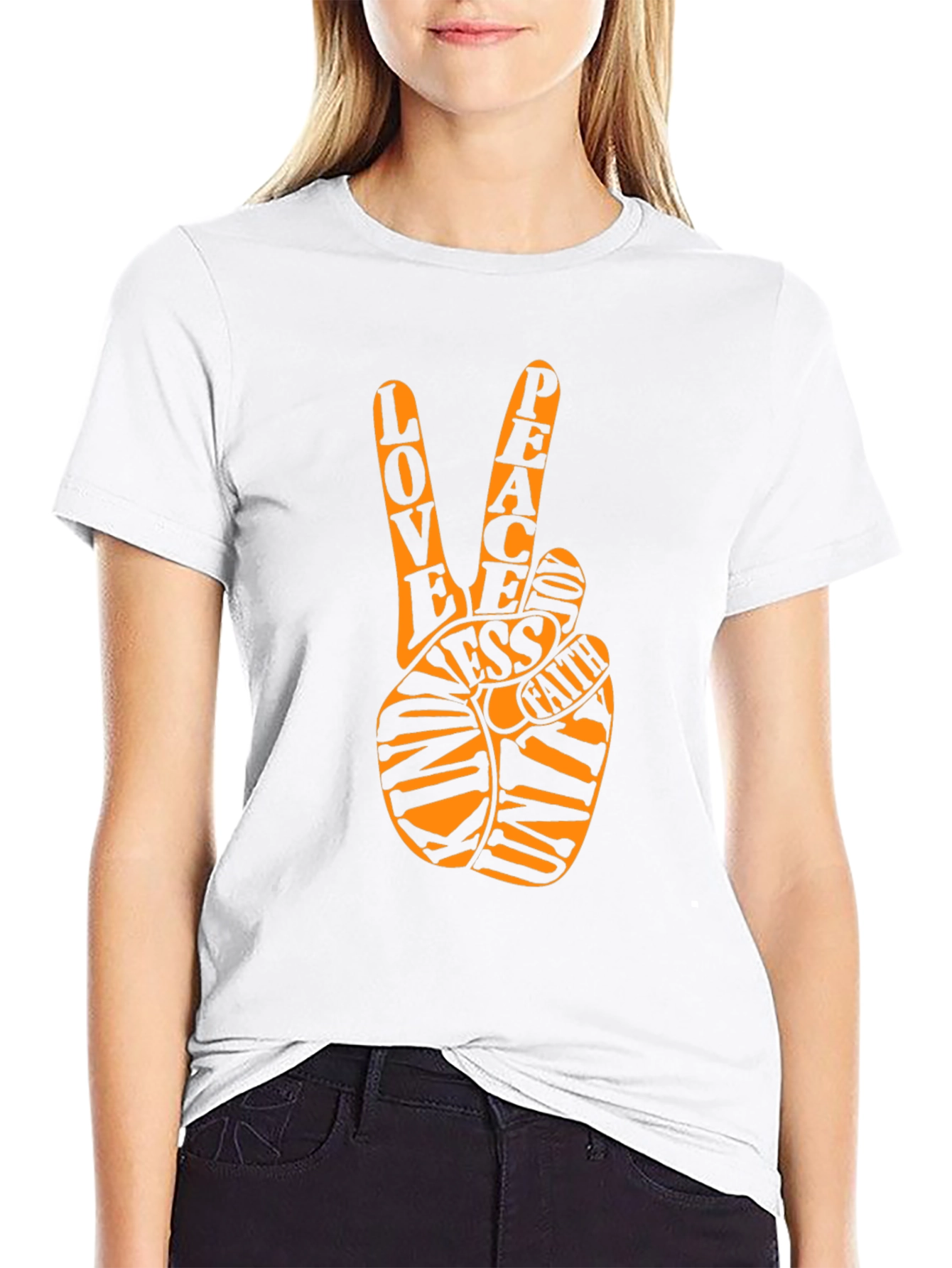 Love Peace Faith Graphic Tee