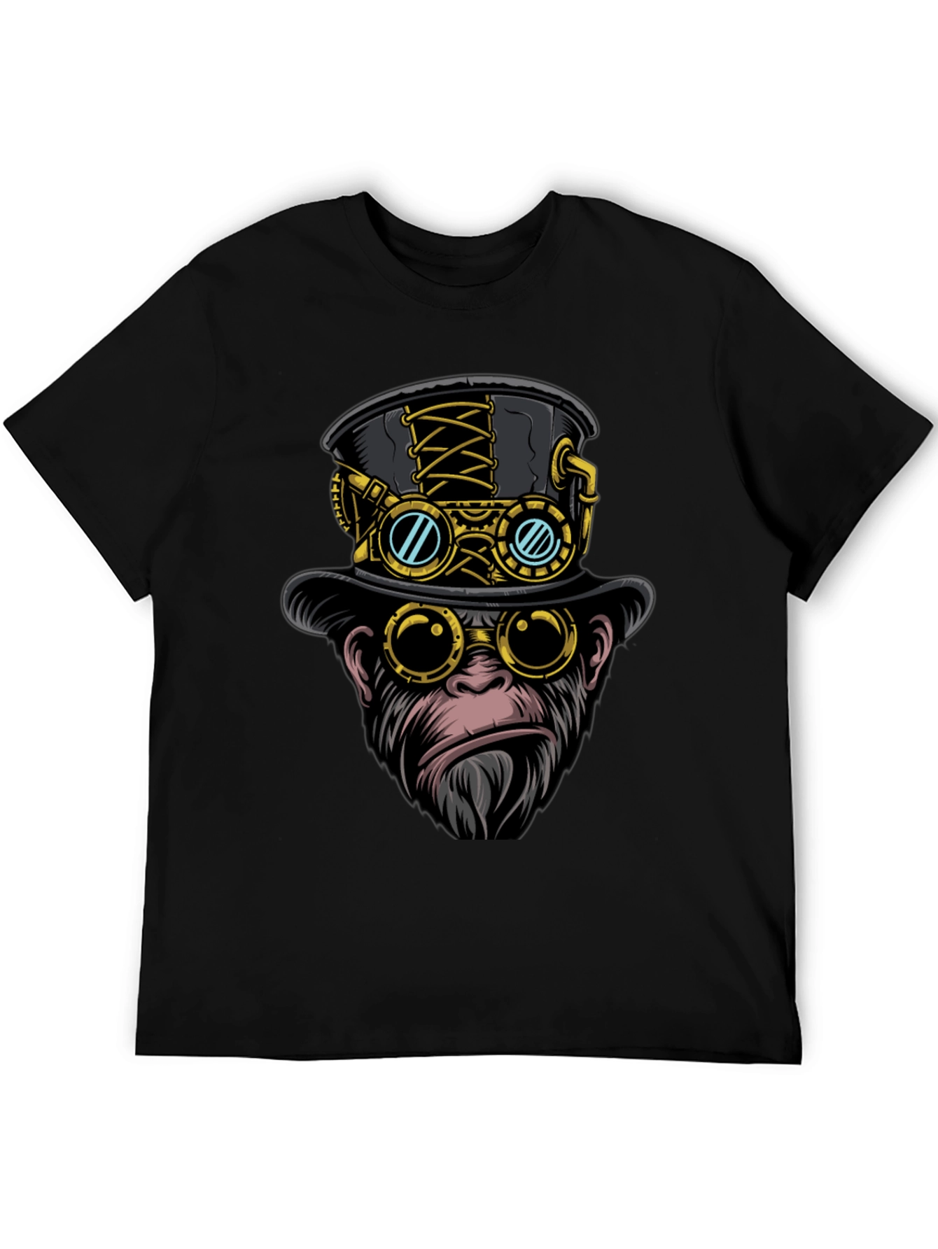 Steampunk Monkey T-Shirt - Unique Graphic Tee