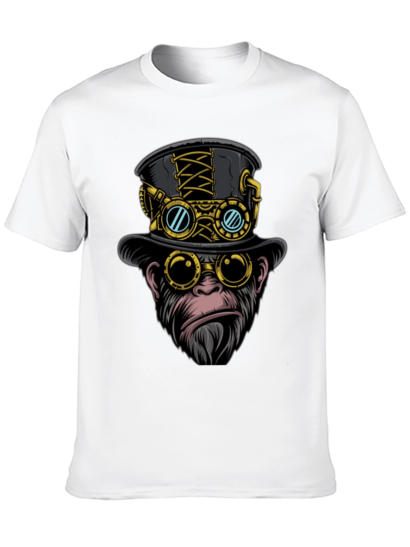 Steampunk Monkey T-Shirt - Unique Graphic Tee