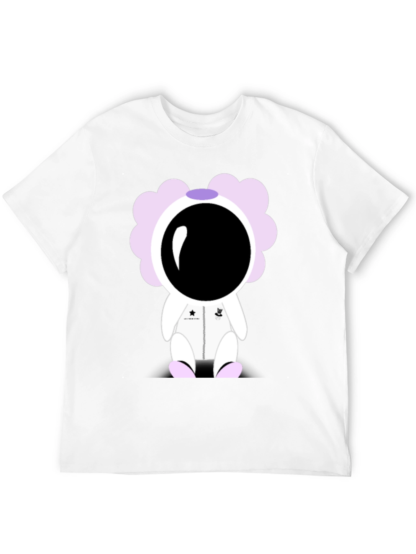 Cute Astronaut Character Graphic T-Shirt