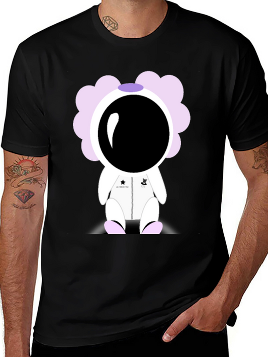 Cute Astronaut Character Graphic T-Shirt