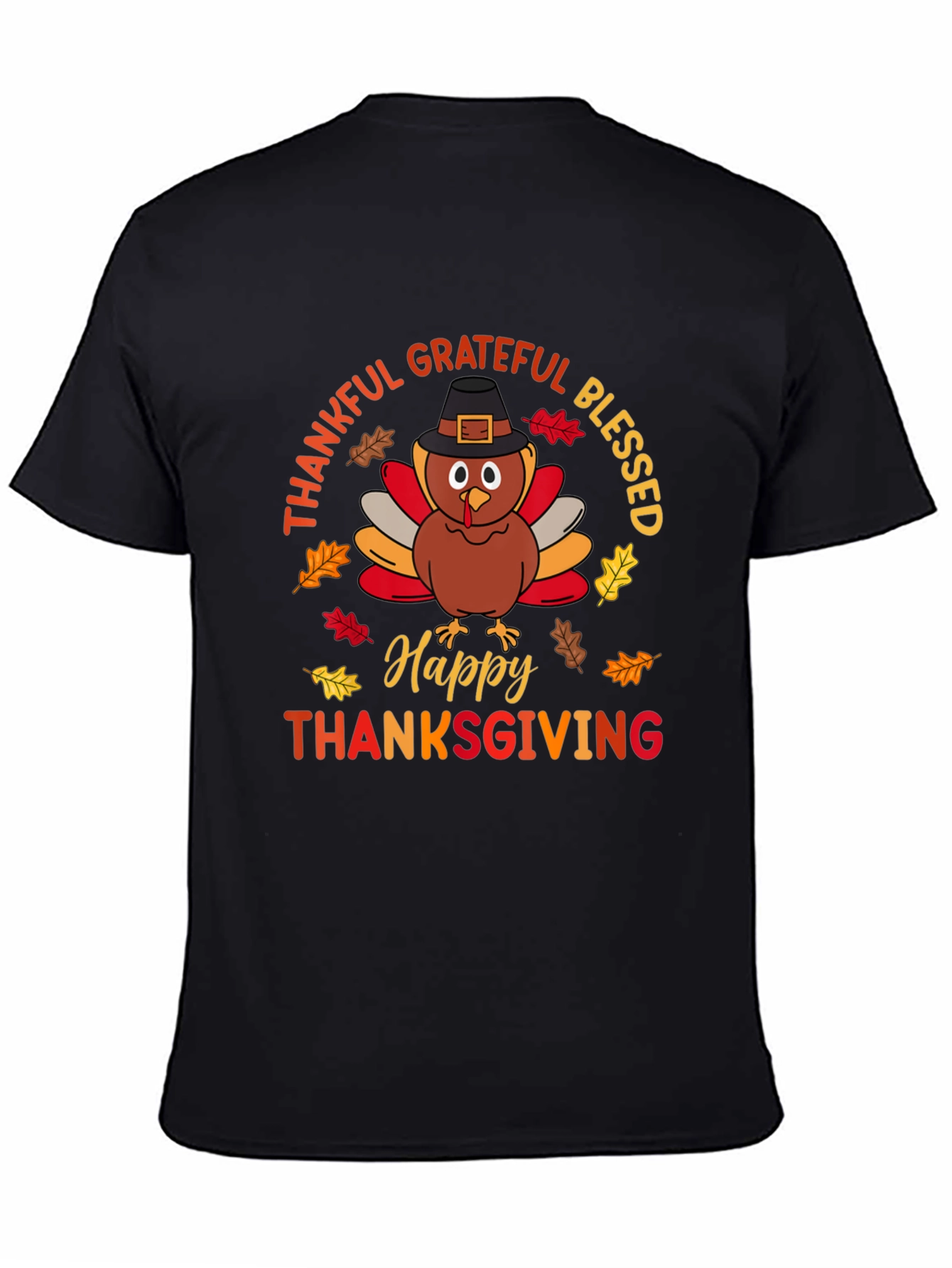 Thanksgiving Turkey Graphic T-Shirt