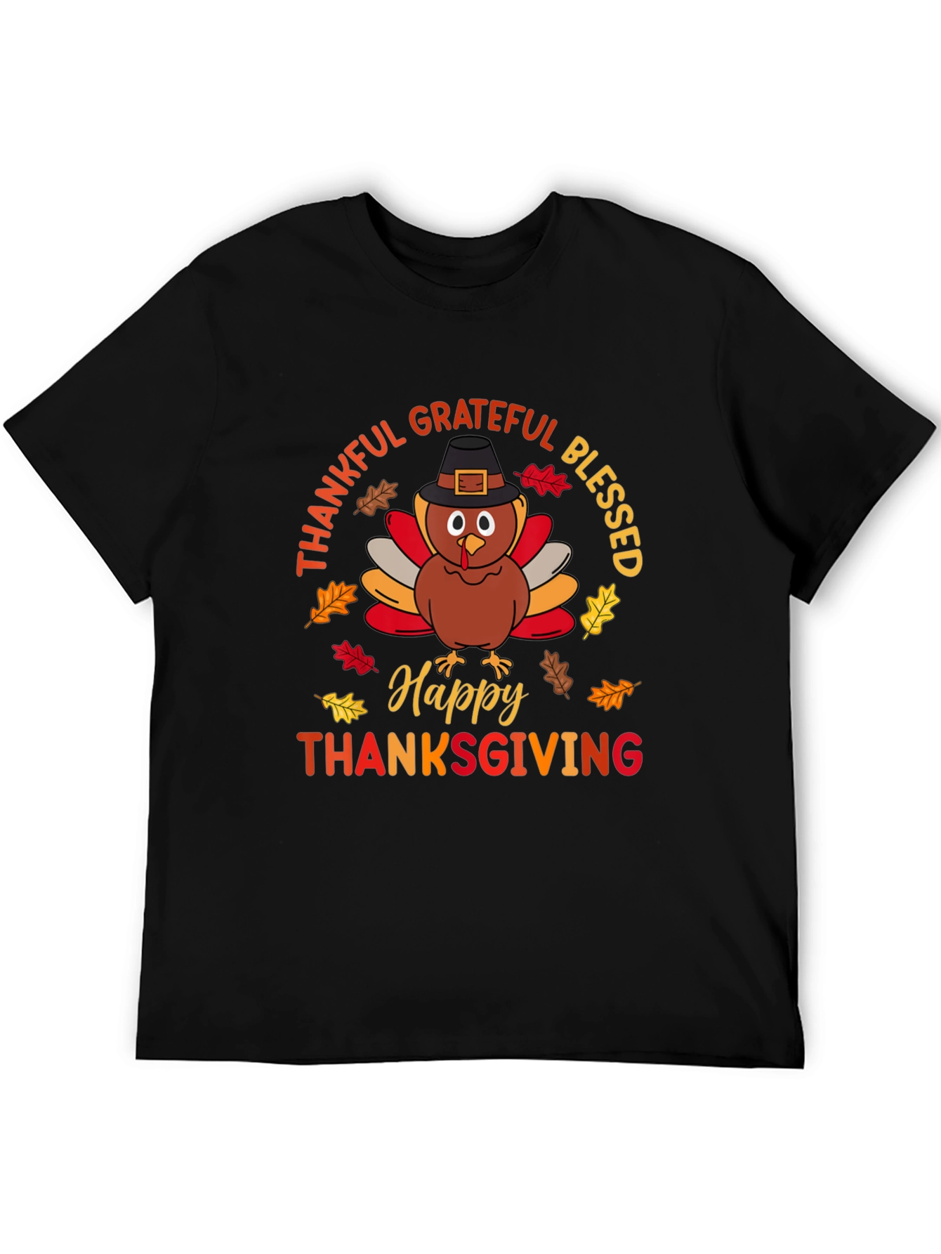 Thanksgiving Turkey Graphic T-Shirt
