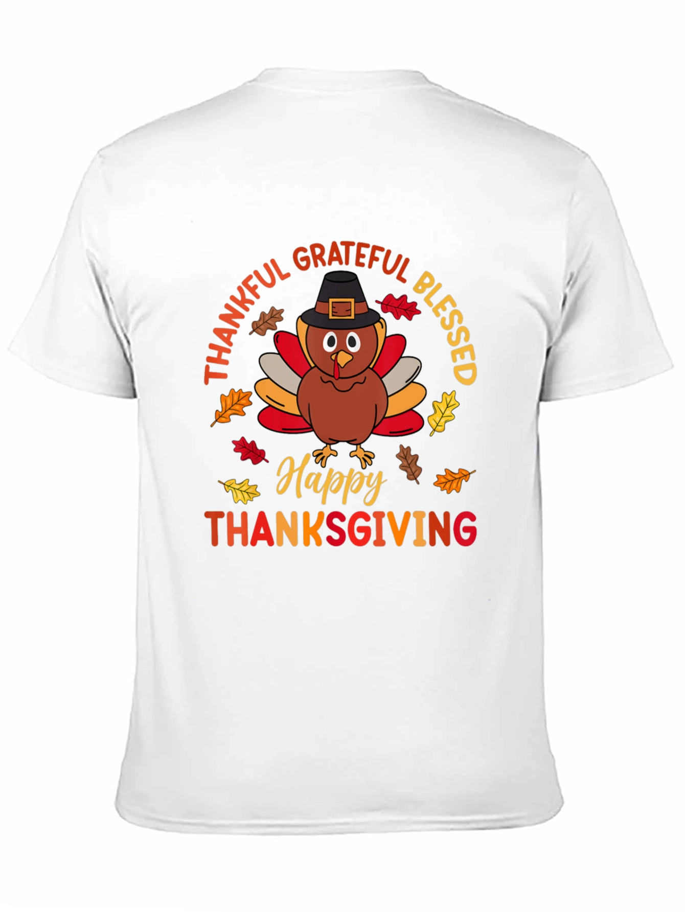 Thanksgiving Turkey Graphic T-Shirt