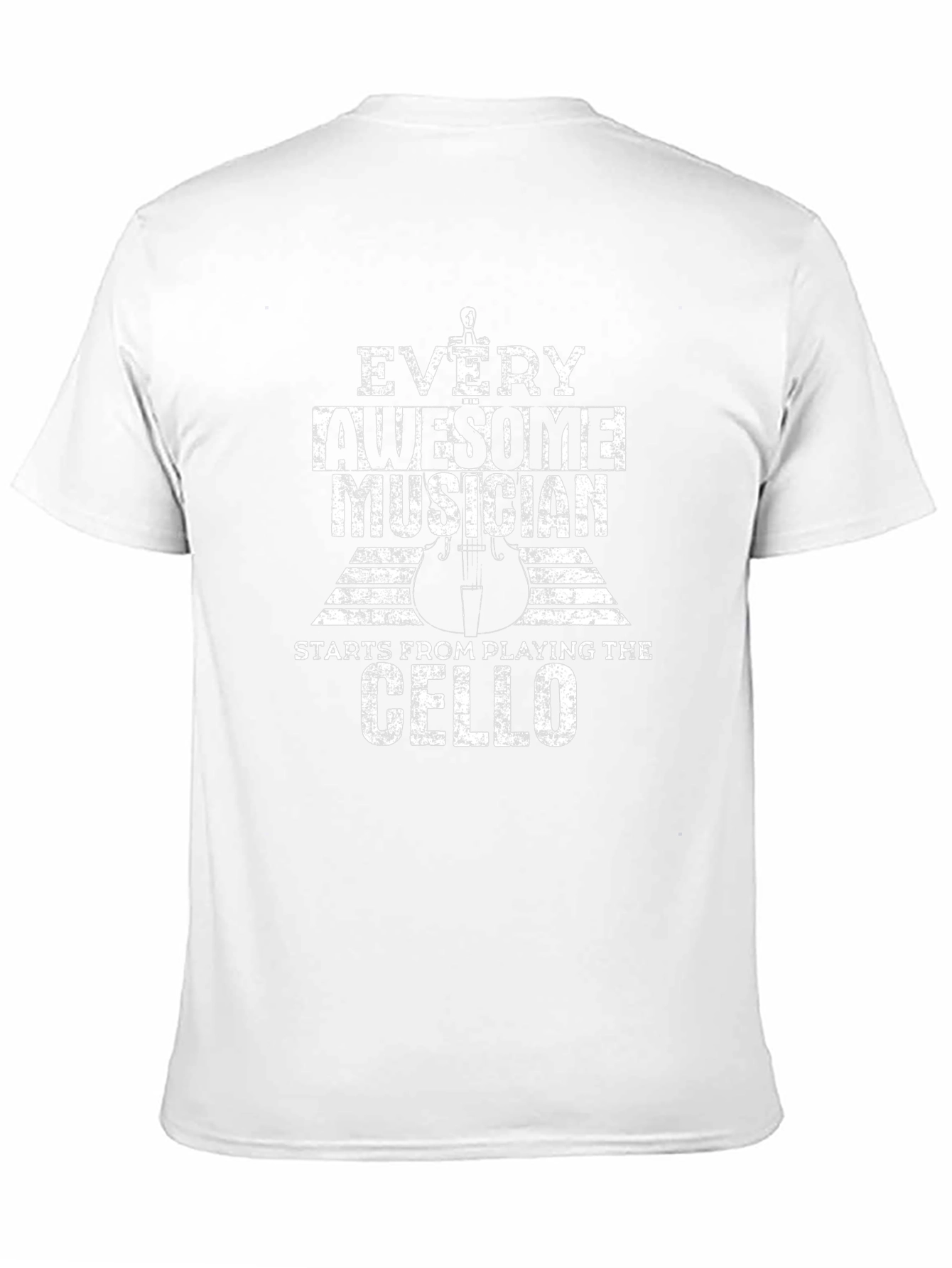Cello Musician Black T-Shirt