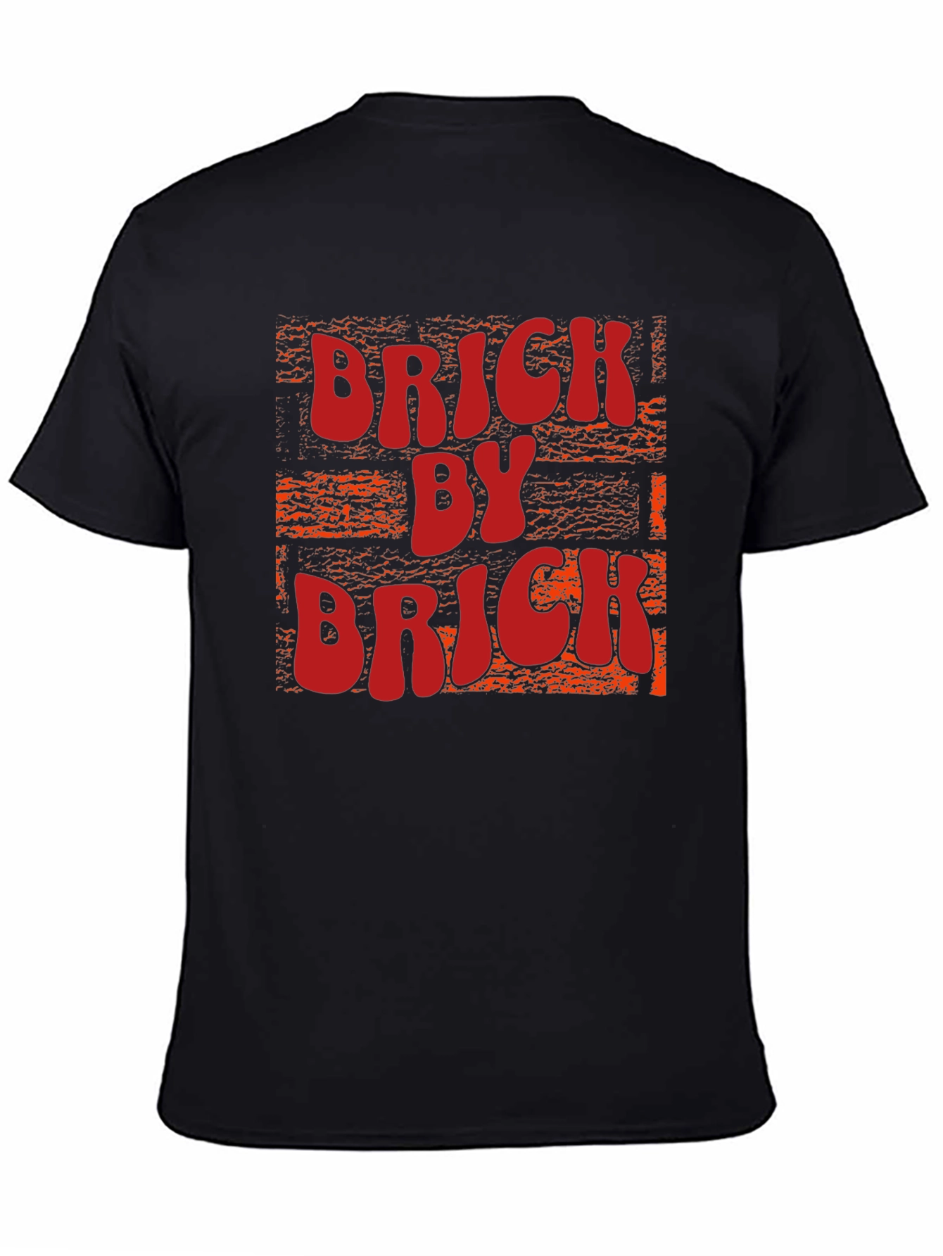 Brick By Brick Graphic Tee - Black