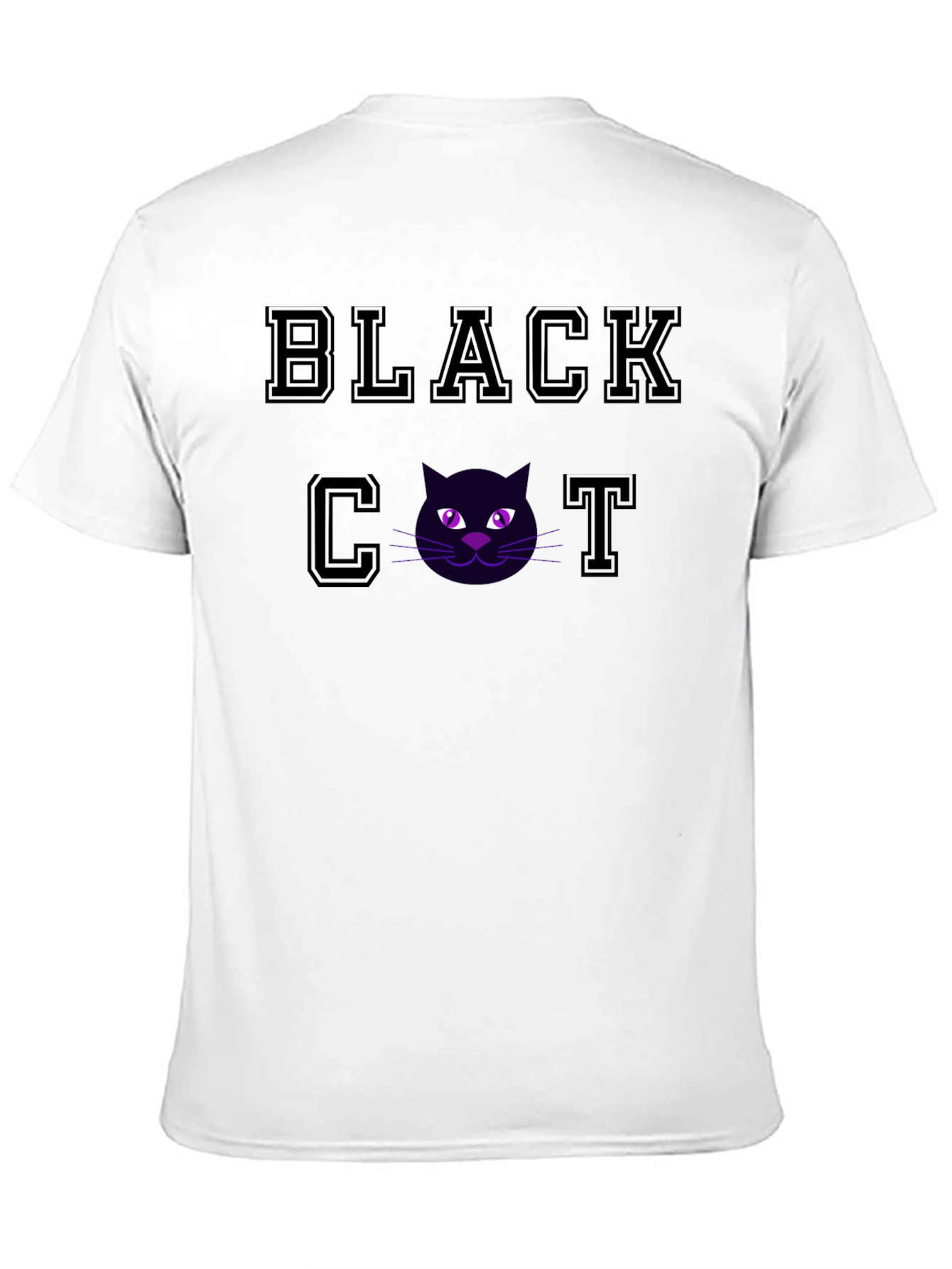 Black Cat Graphic T-Shirt - Soft Cotton Tee