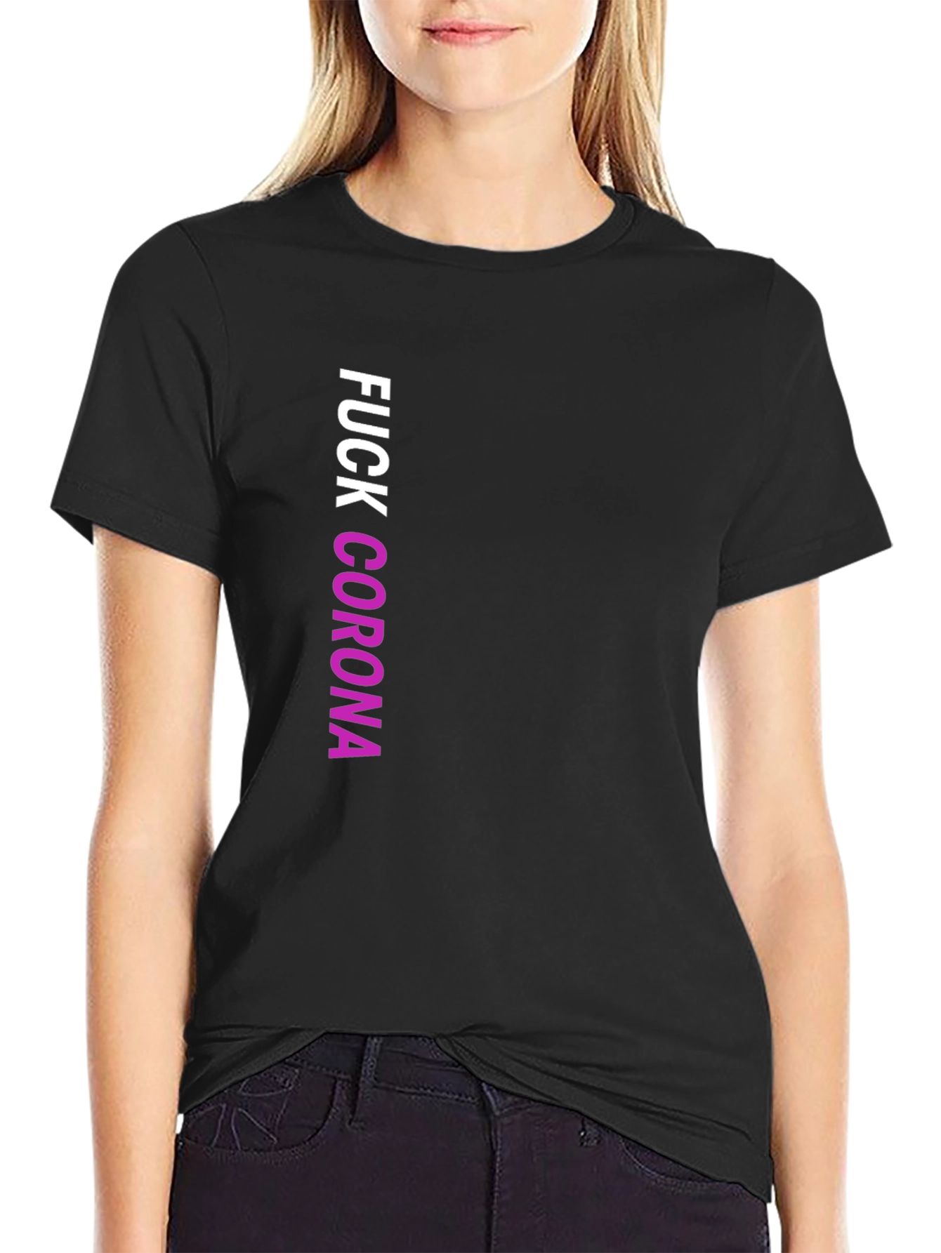 Fuck Corona T-Shirt Black