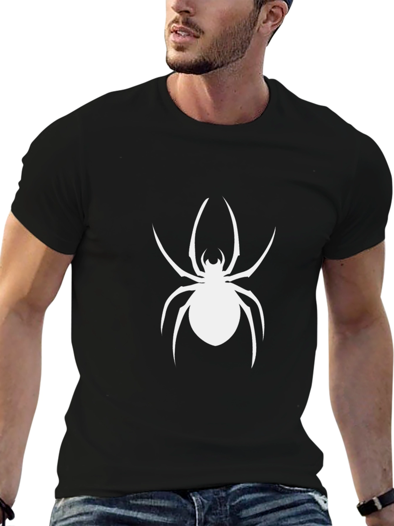 Spider Graphic Black T-Shirt