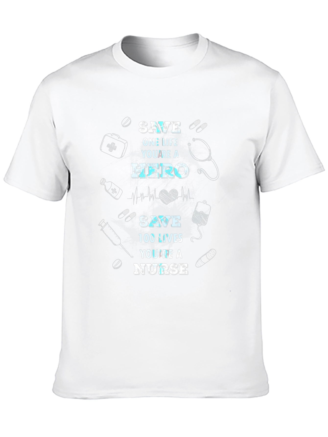 Nurse Hero Graphic Tee - Save Lives