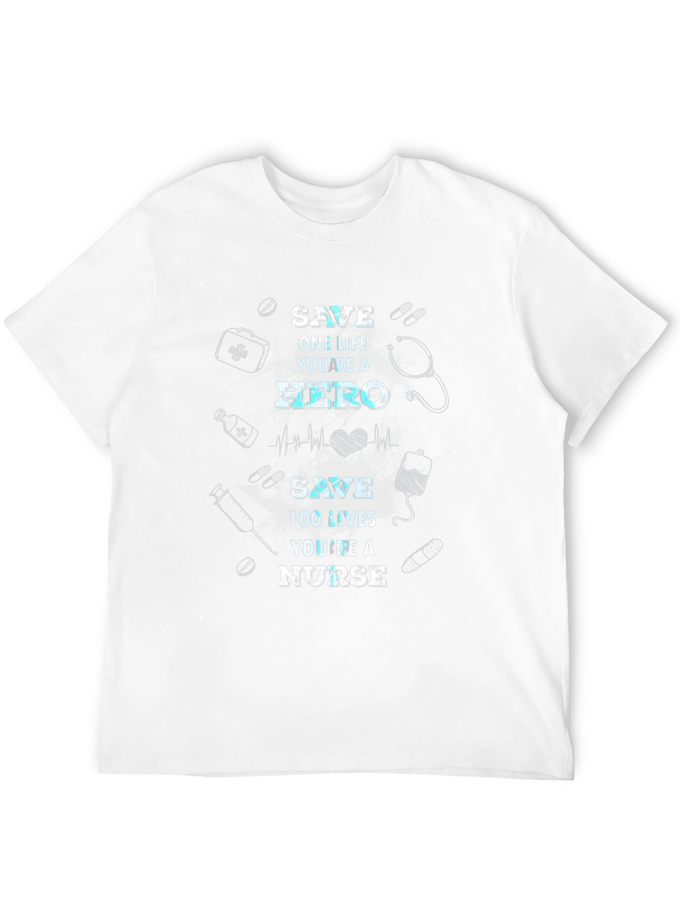 Nurse Hero Graphic Tee - Save Lives