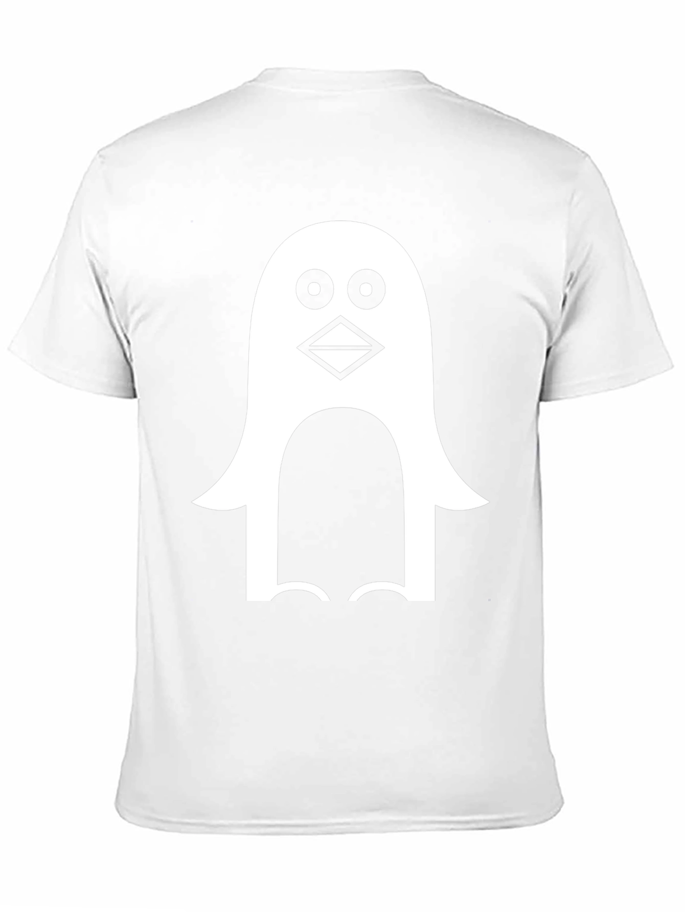 Penguin Graphic Tee - Black Cotton Blend T-Shirt