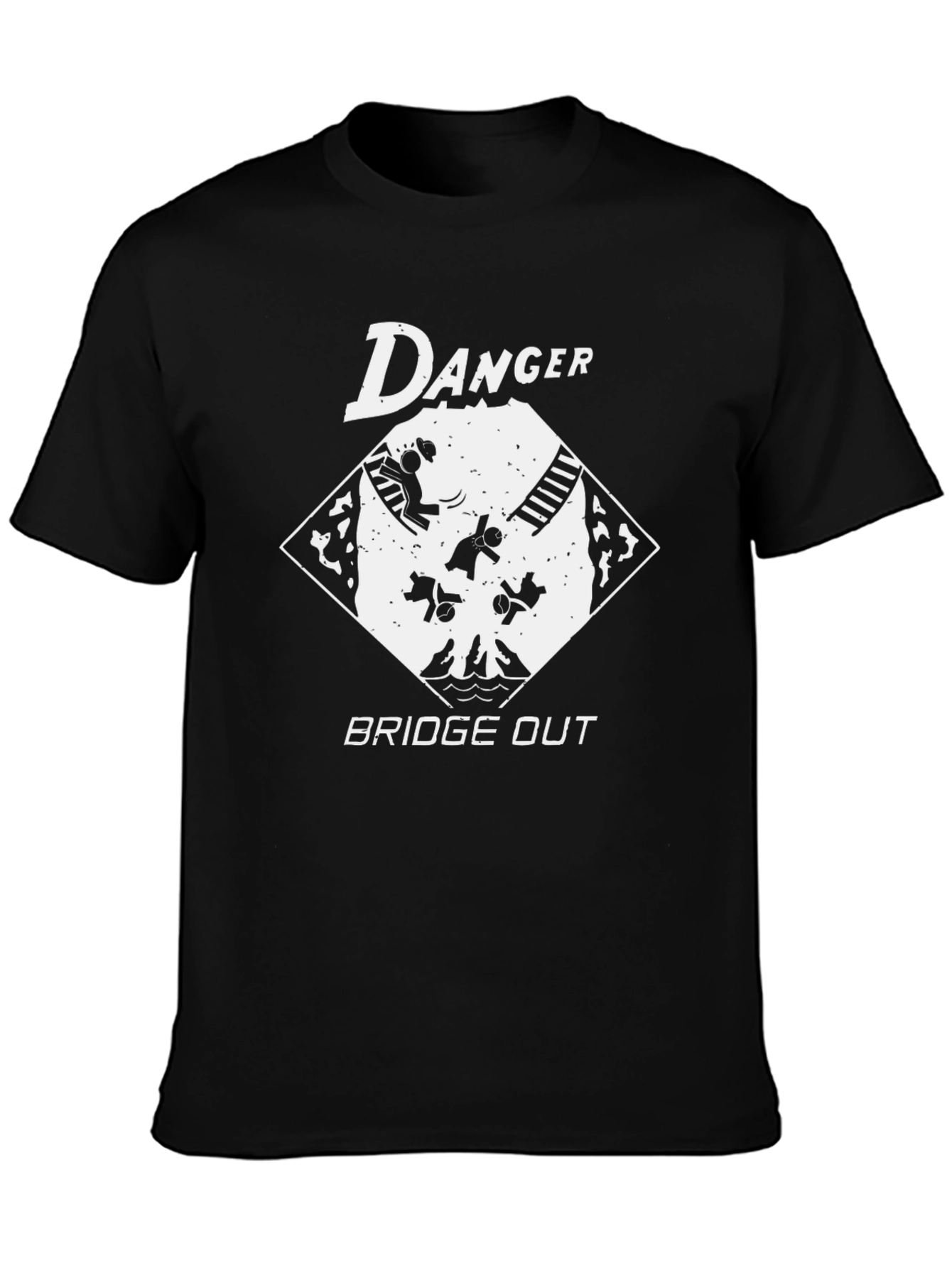 Danger Bridge Out Graphic Tee