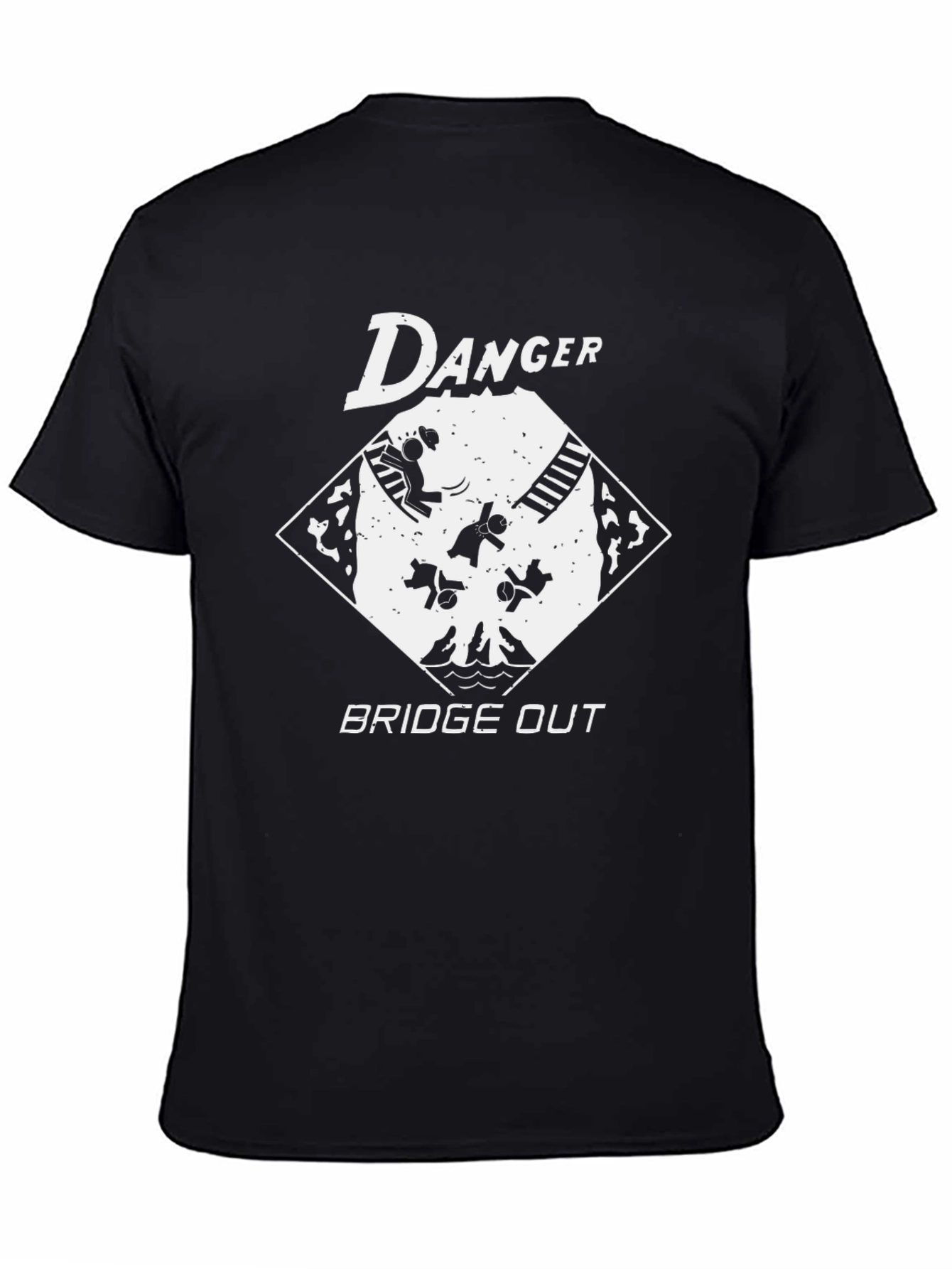 Danger Bridge Out Graphic Tee