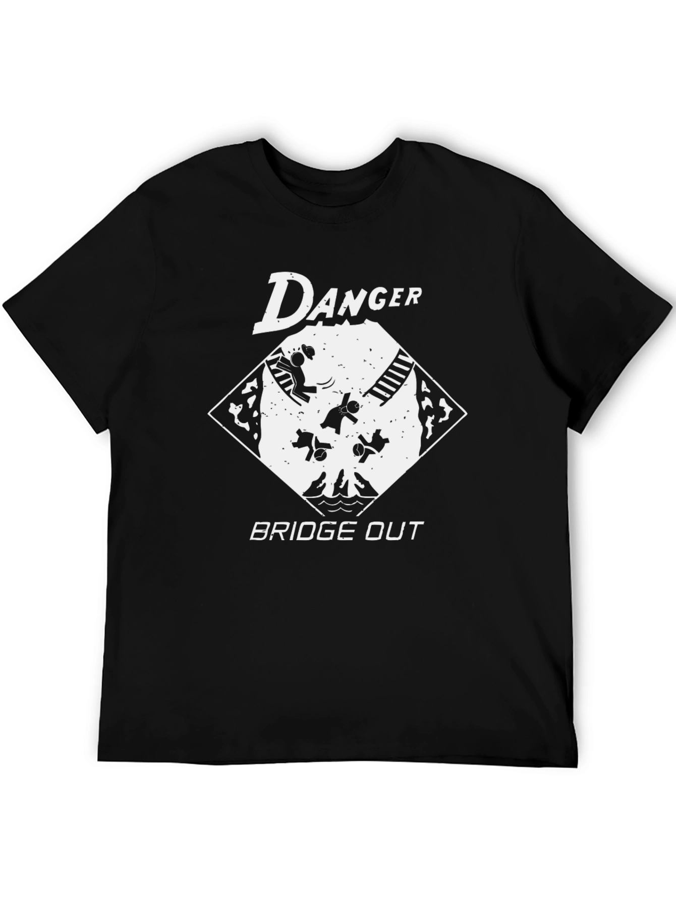Danger Bridge Out Graphic Tee