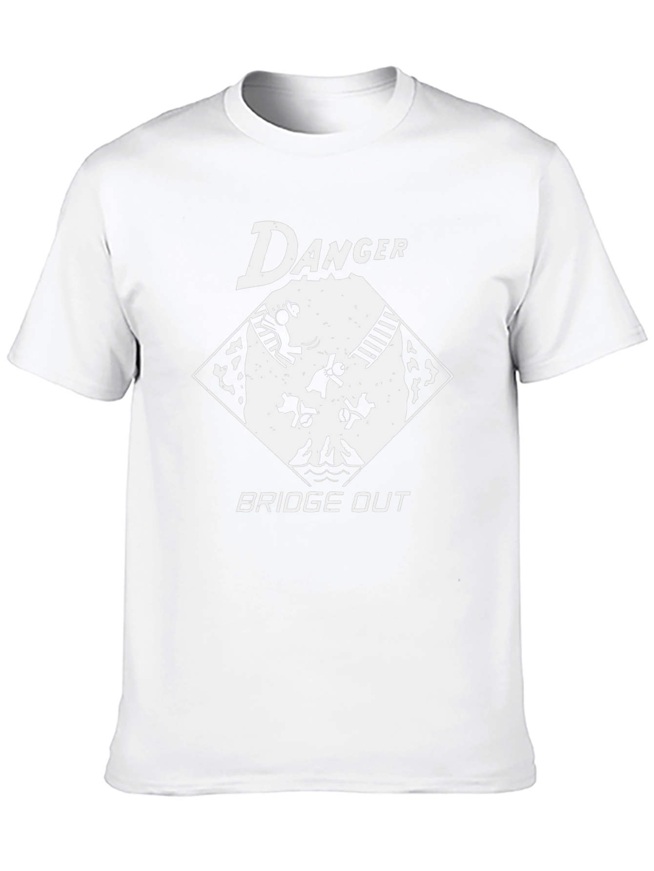 Danger Bridge Out Graphic Tee