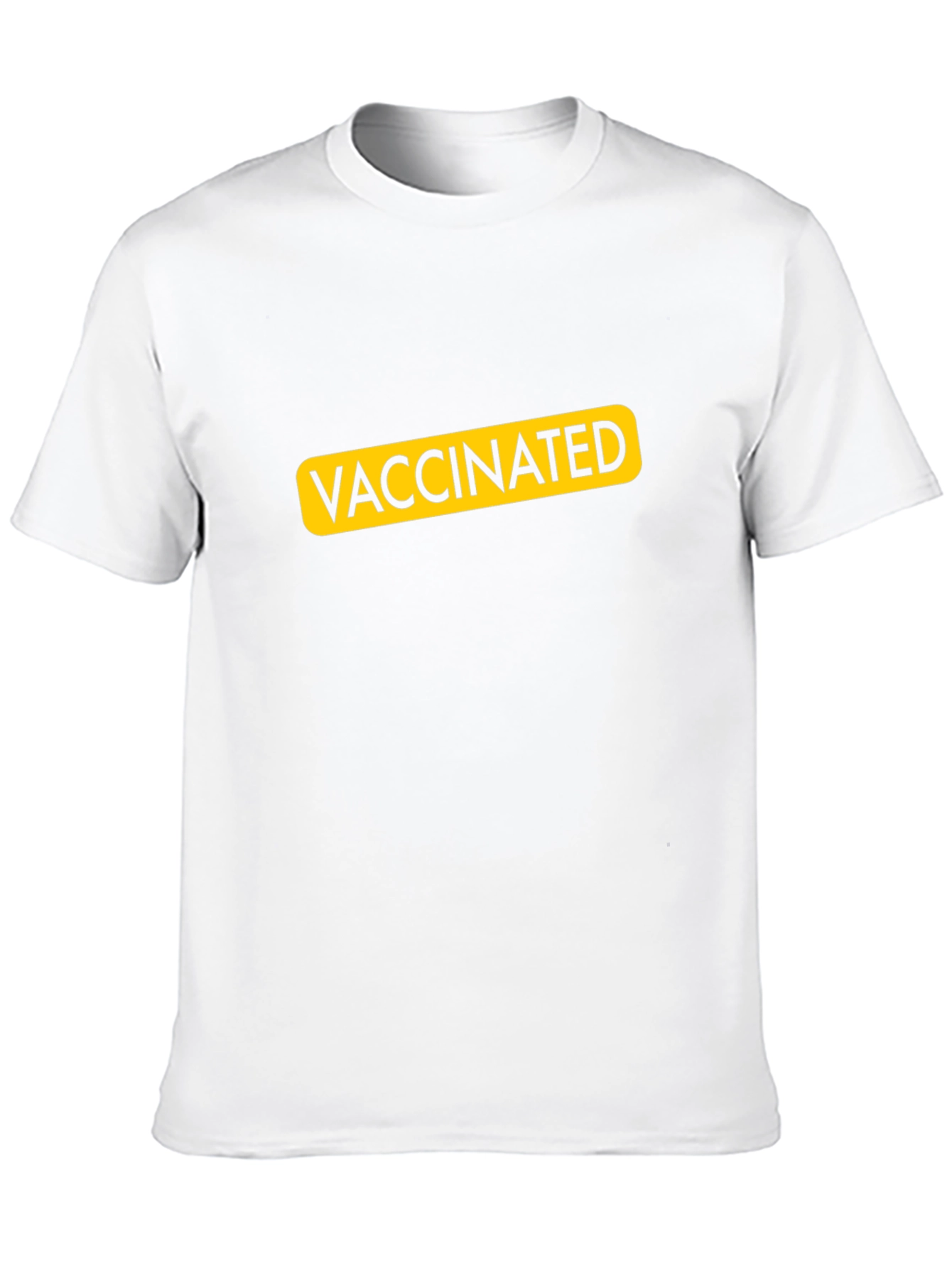 Vaccinated Graphic Tee - Black Unisex T-Shirt