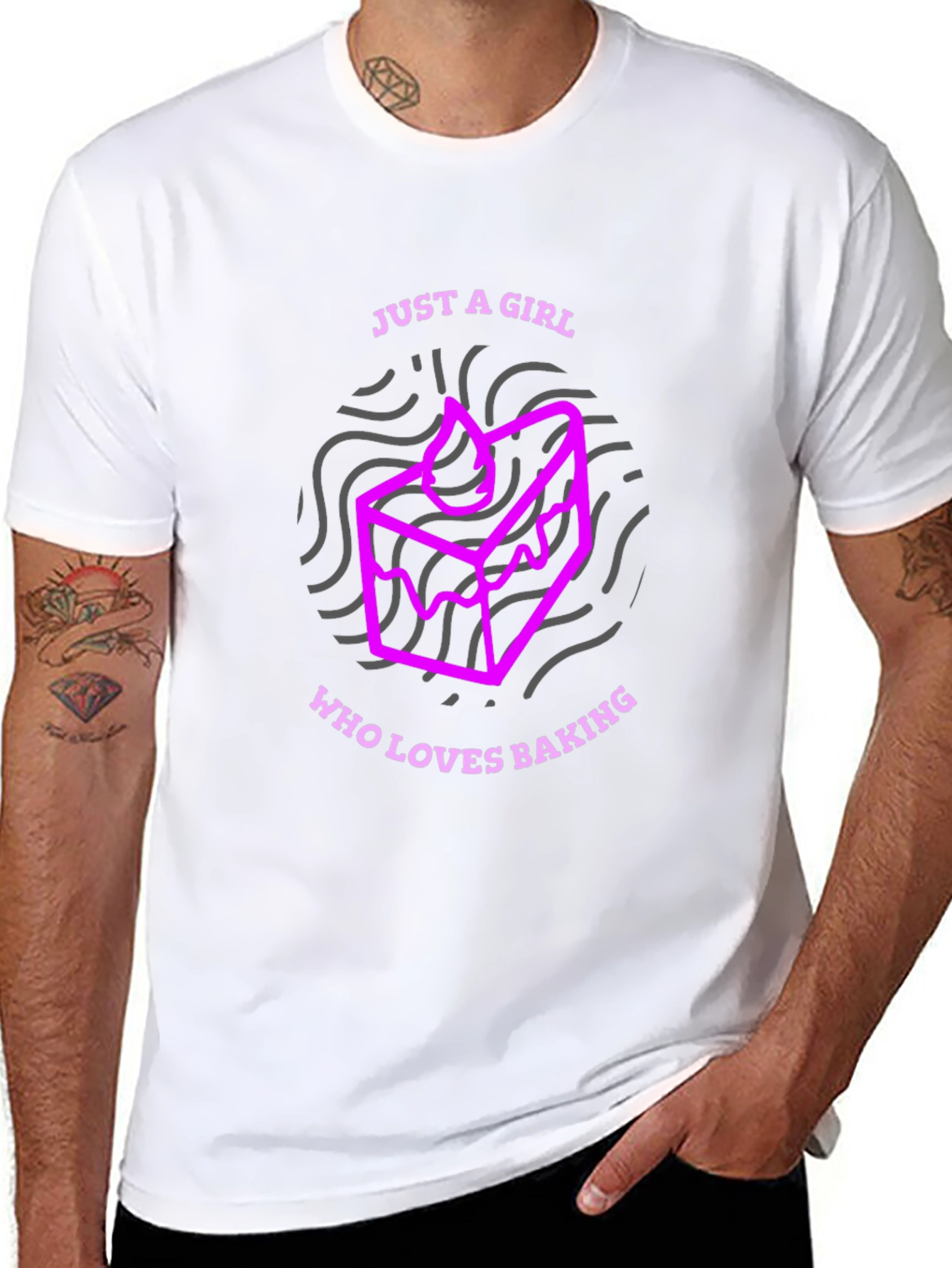 Just a Girl Who Loves Baking - Graphic Tee