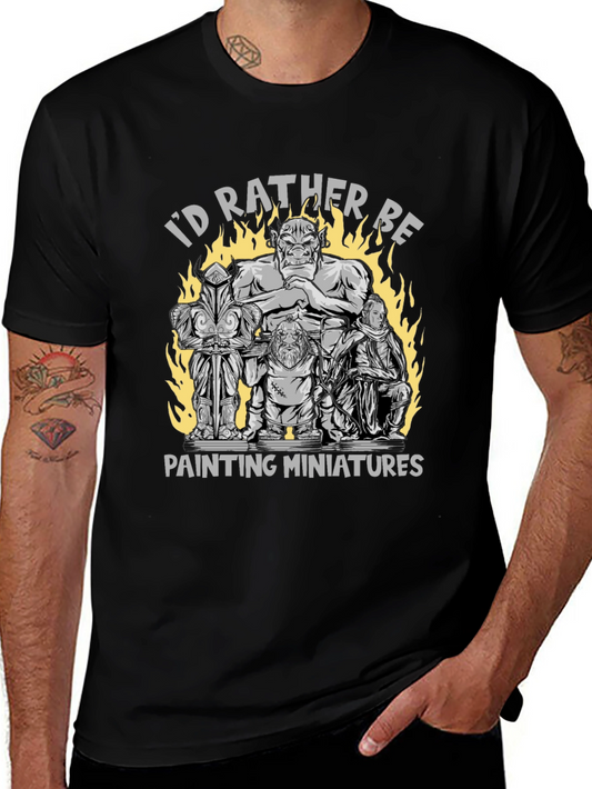 Miniatures Painting T-Shirt - Gamer Hobbyist Tee