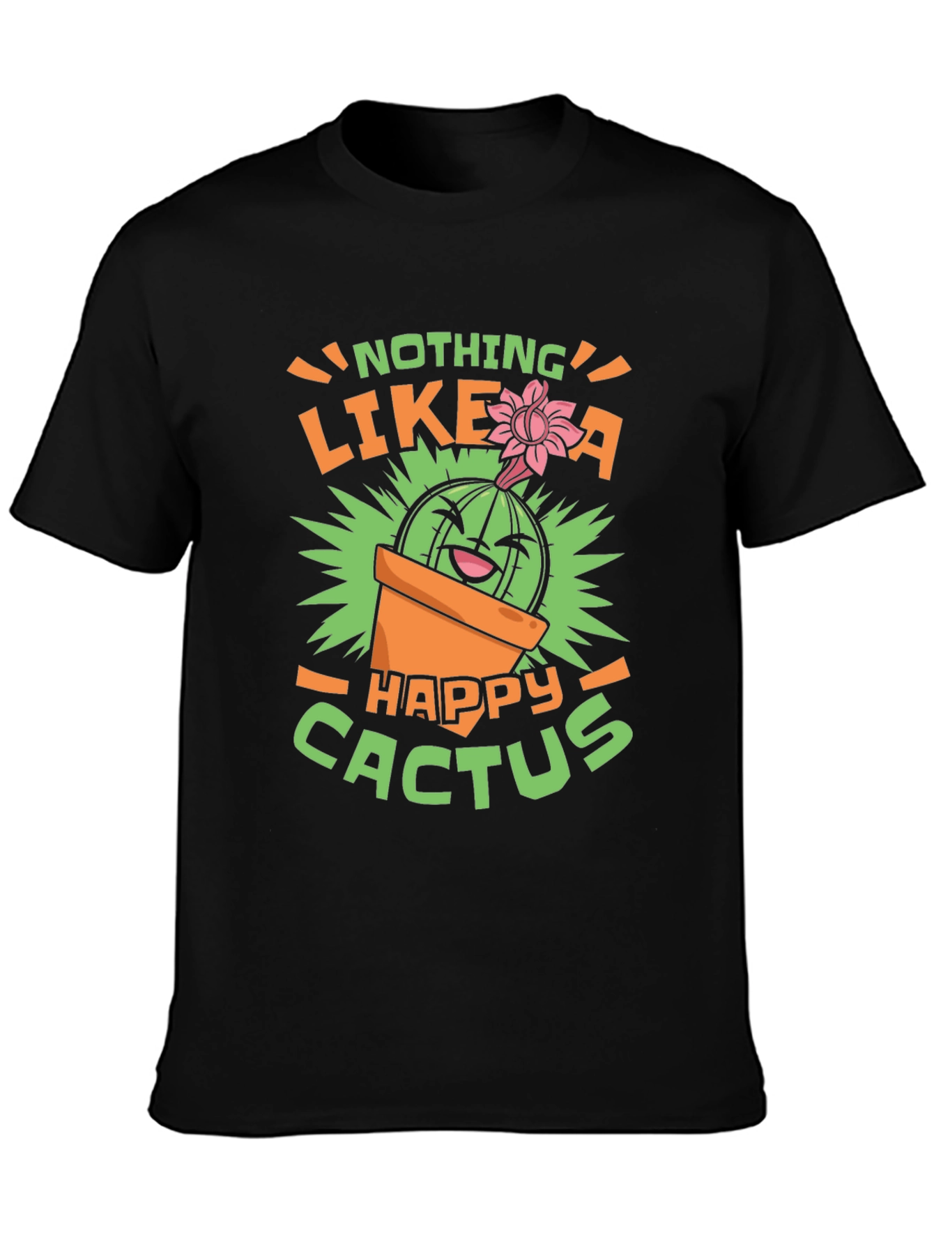 Funny Happy Cactus Graphic Tee