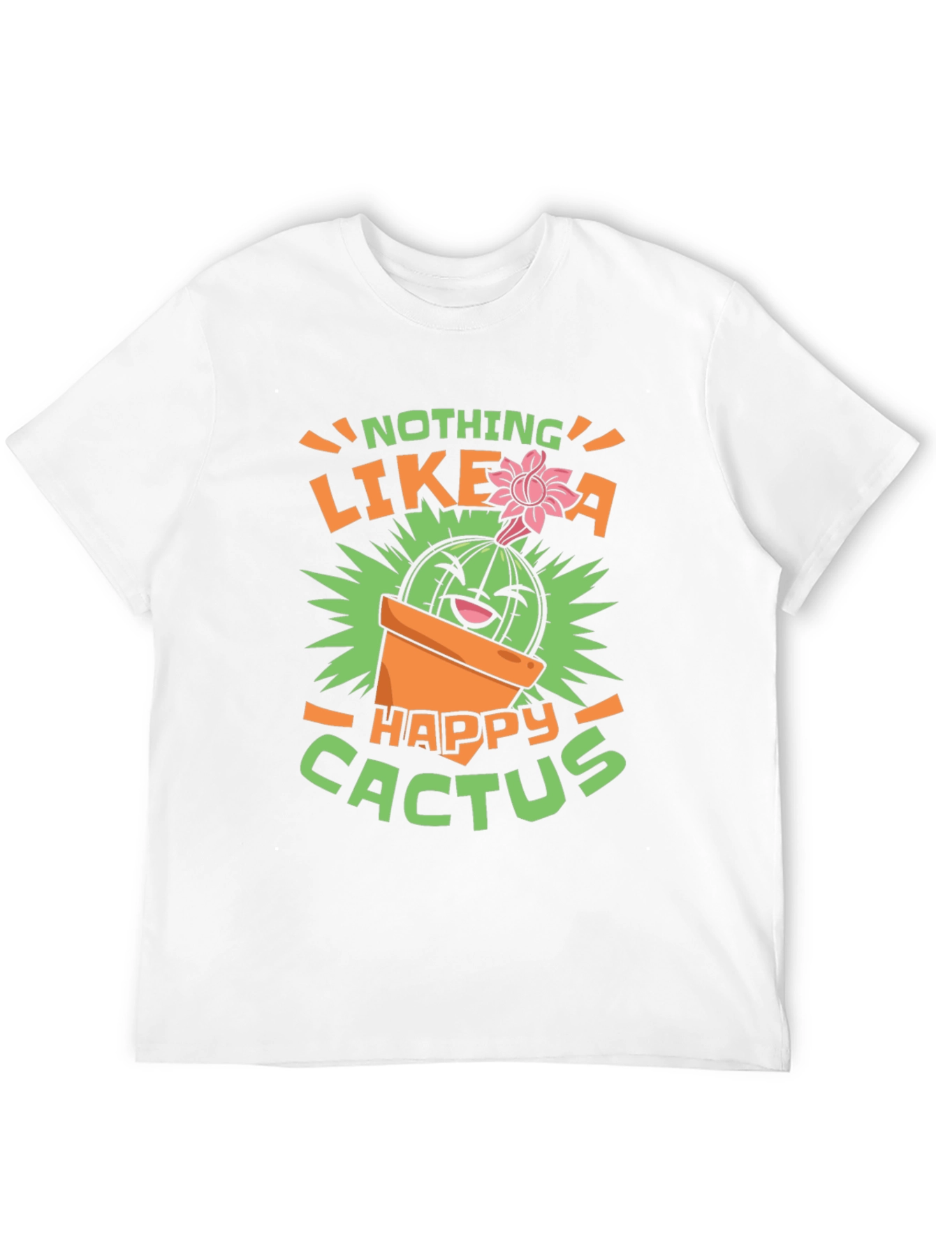 Funny Happy Cactus Graphic Tee