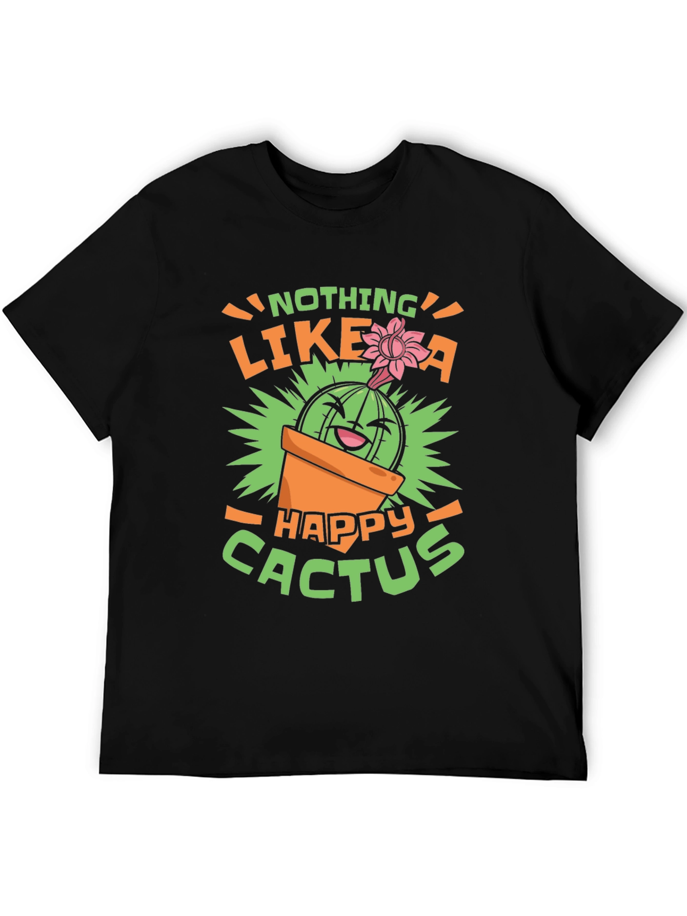 Funny Happy Cactus Graphic Tee