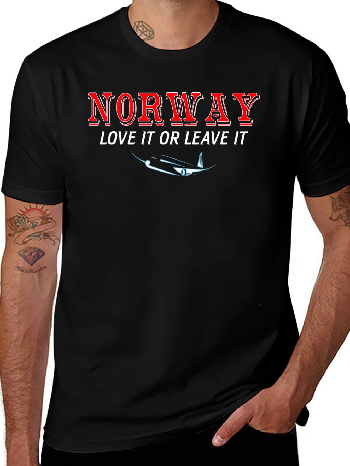Norway T-Shirt Love It Or Leave It