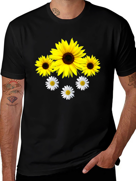 Sunflower and Daisy Graphic Tee - Unisex