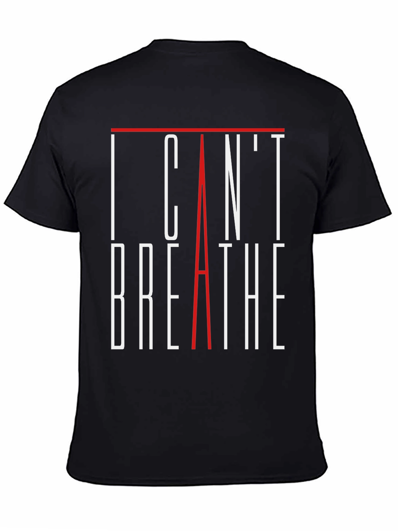 I Cant Breathe Graphic Tee - Statement T-Shirt