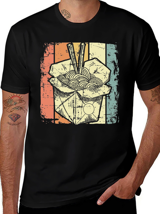 Retro Noodles T-Shirt - Vintage Style Ramen Tee