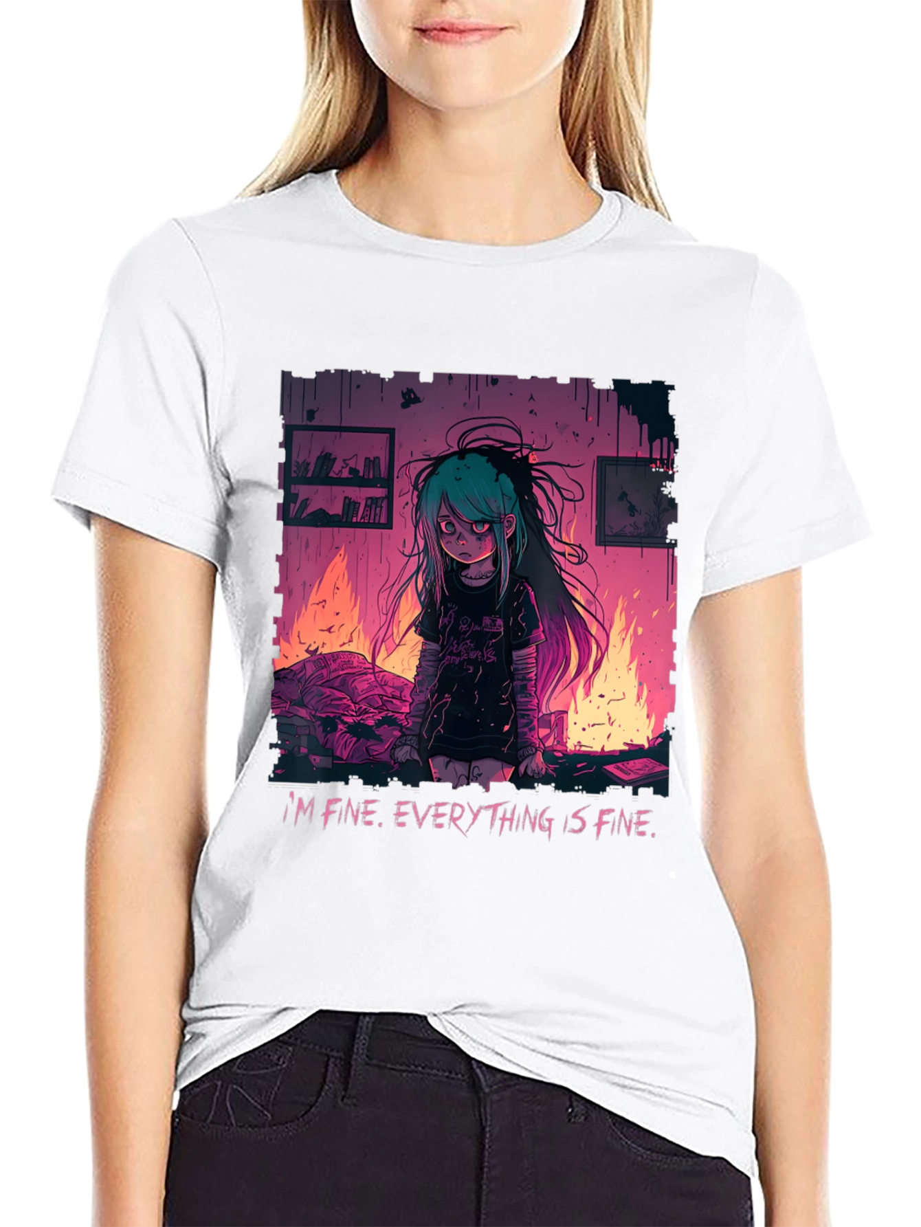 Everything Is Fine Graphic Tee