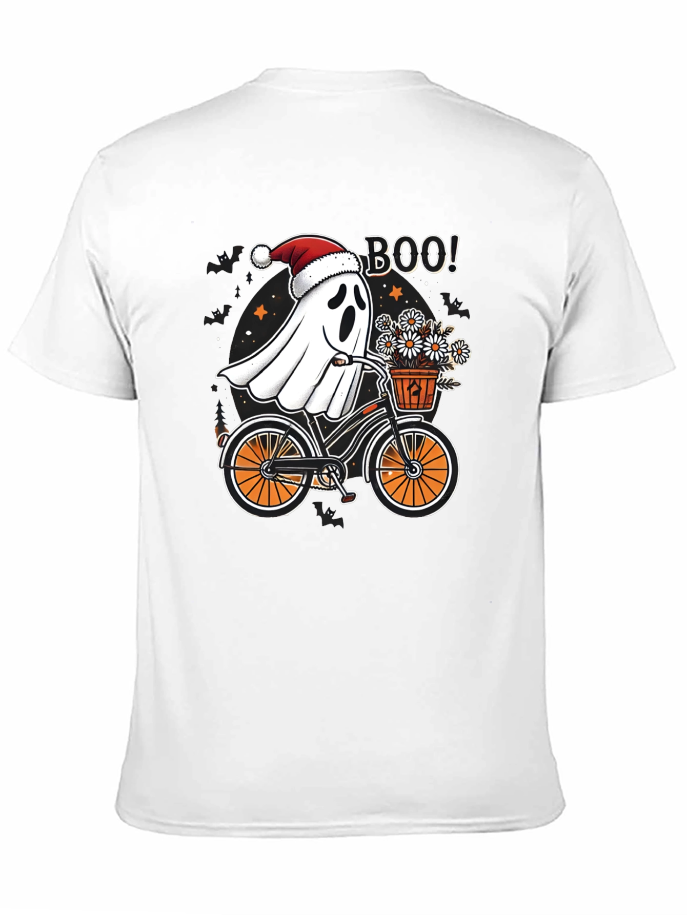 Boo! Ghost Riding Bike T-Shirt