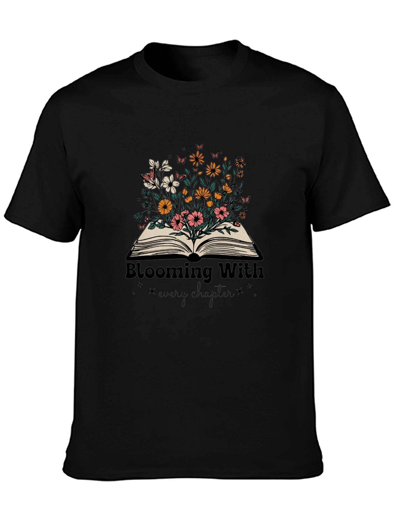 Blooming With Every Chapter Graphic Tee