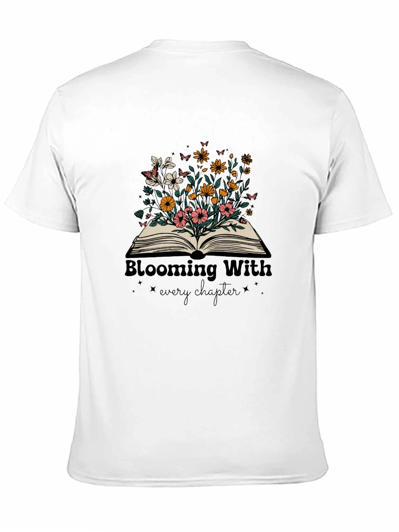 Blooming With Every Chapter Graphic Tee