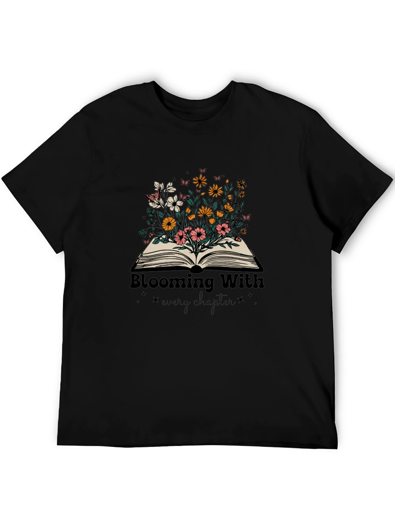 Blooming With Every Chapter Graphic Tee