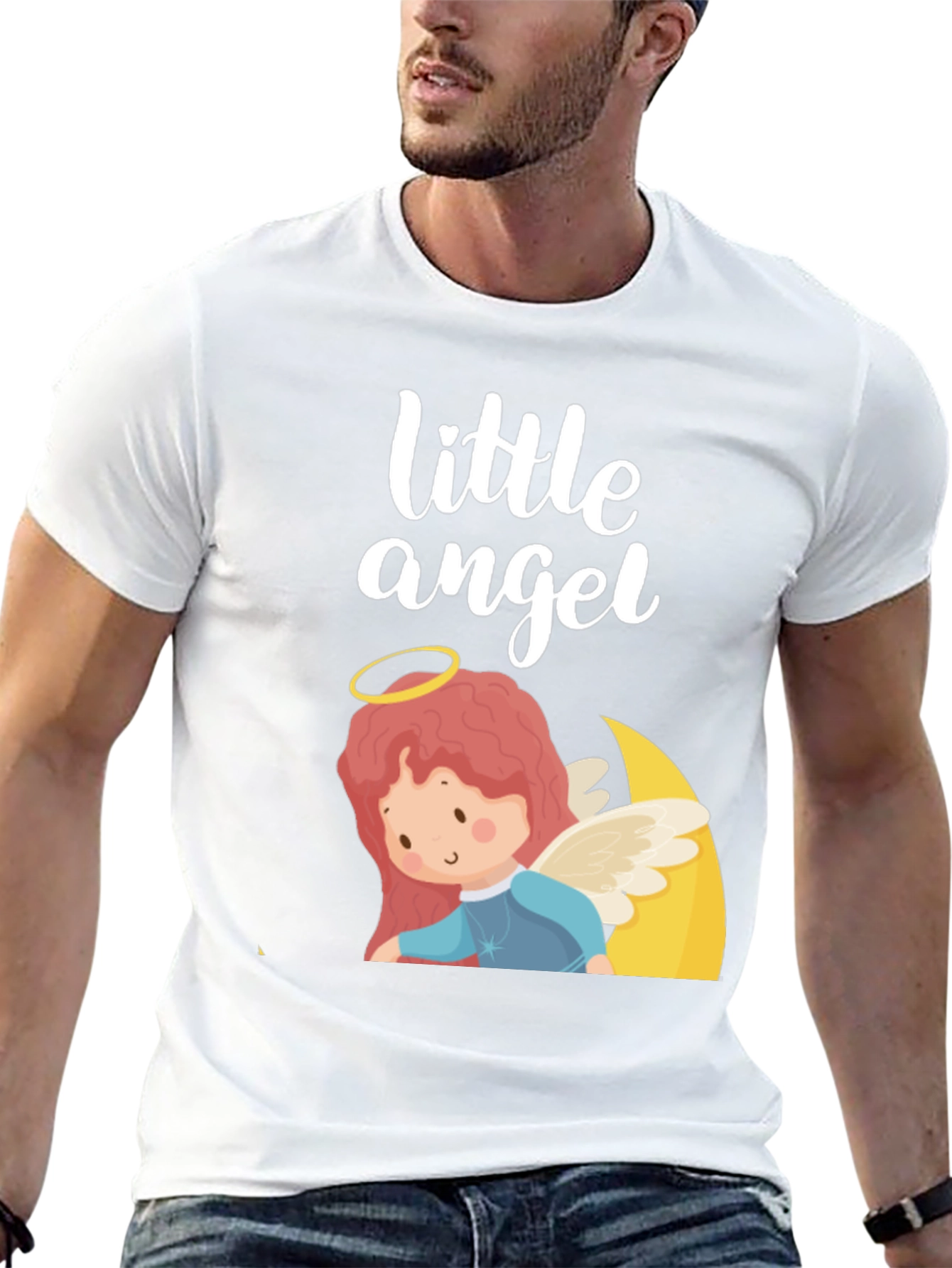 Cute Little Angel Graphic T-Shirt