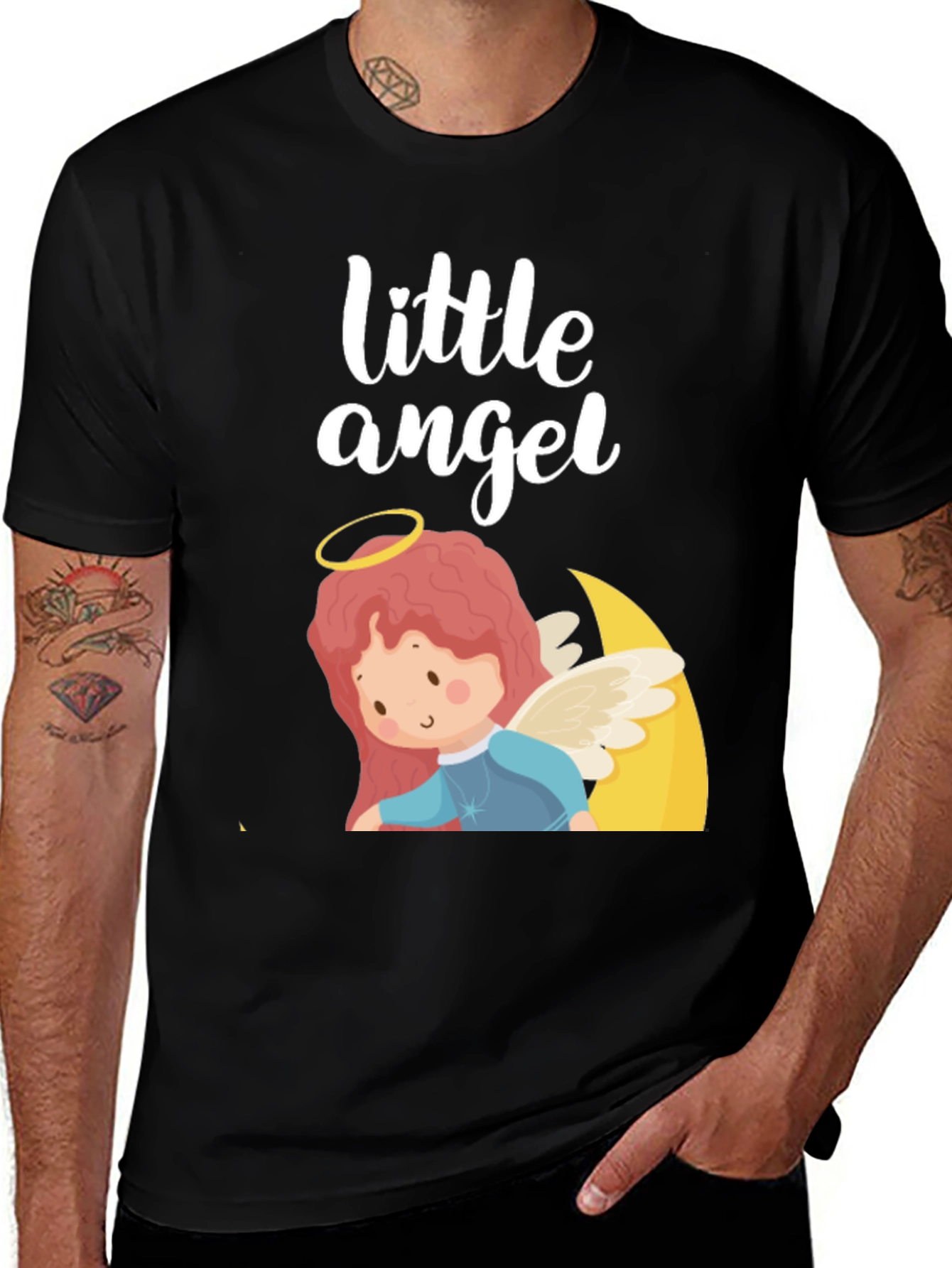 Cute Little Angel Graphic T-Shirt