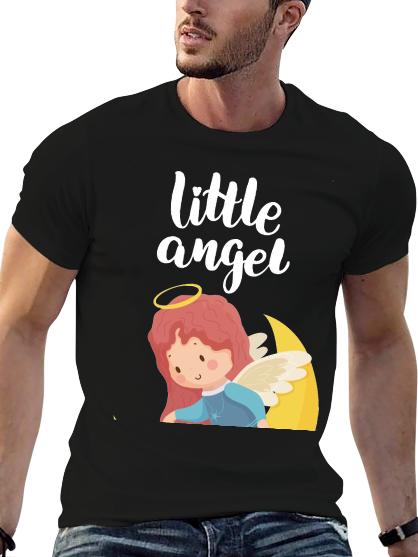 Cute Little Angel Graphic T-Shirt