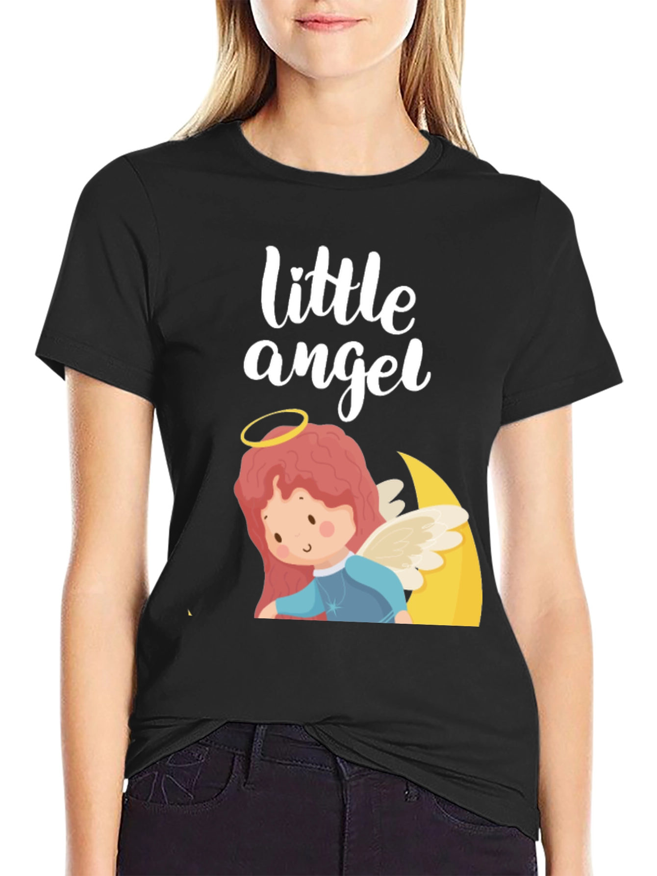 Cute Little Angel Graphic T-Shirt