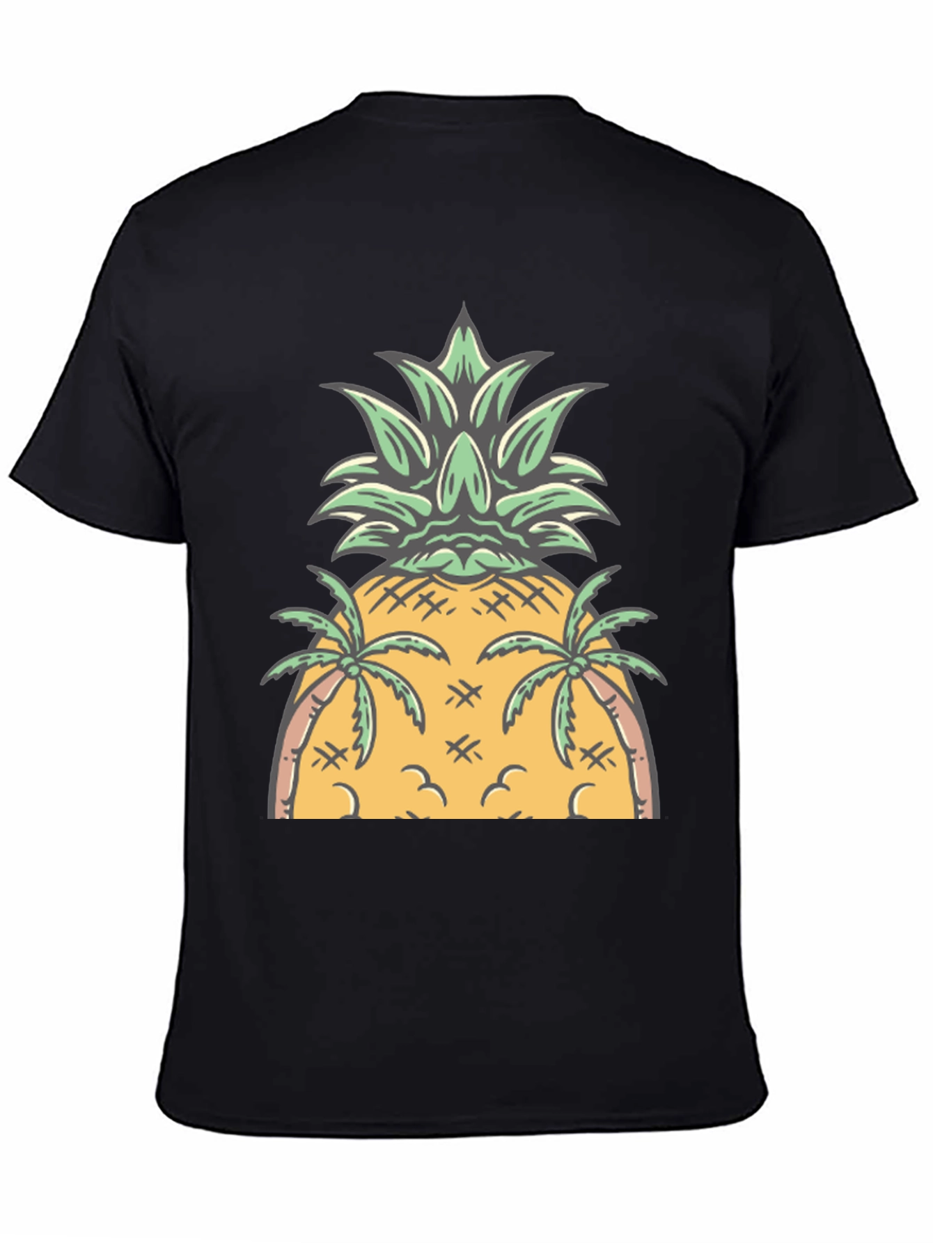Tropical Pineapple Graphic Tee - Summer Vibes
