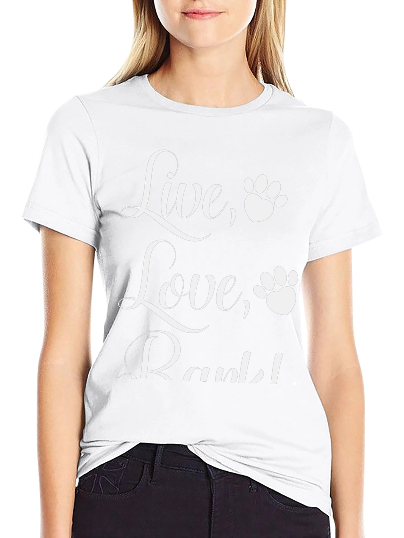 Live Love Bark! Mens Graphic Tee