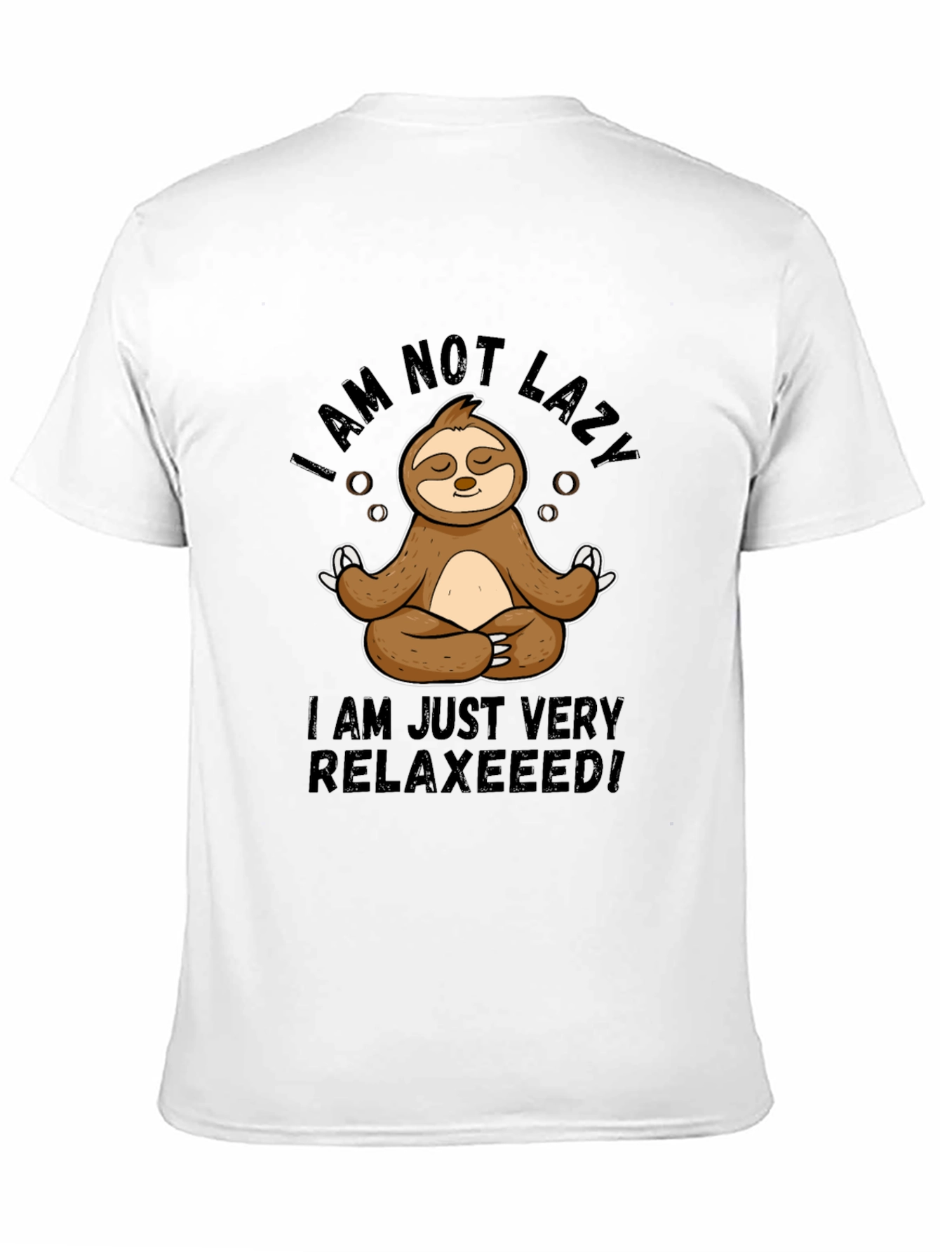 Relaxed Sloth T-Shirt - Funny Graphic Tee