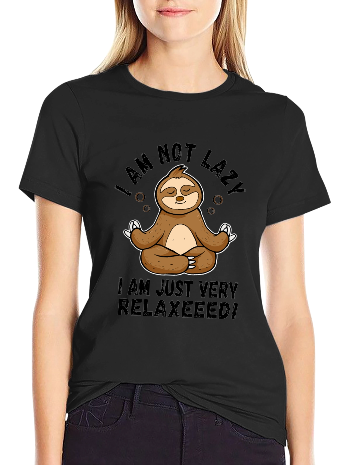 Relaxed Sloth T-Shirt - Funny Graphic Tee