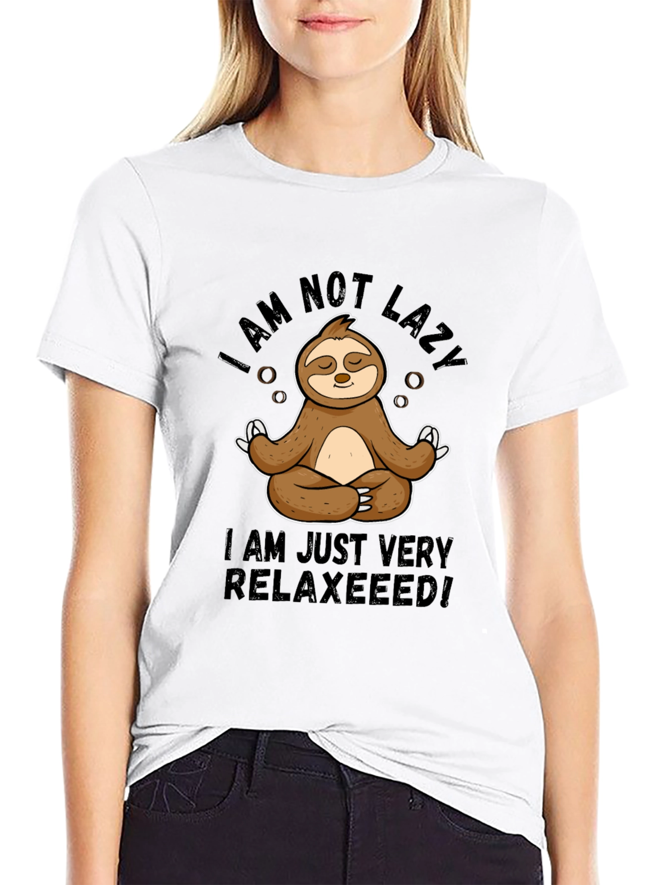 Relaxed Sloth T-Shirt - Funny Graphic Tee