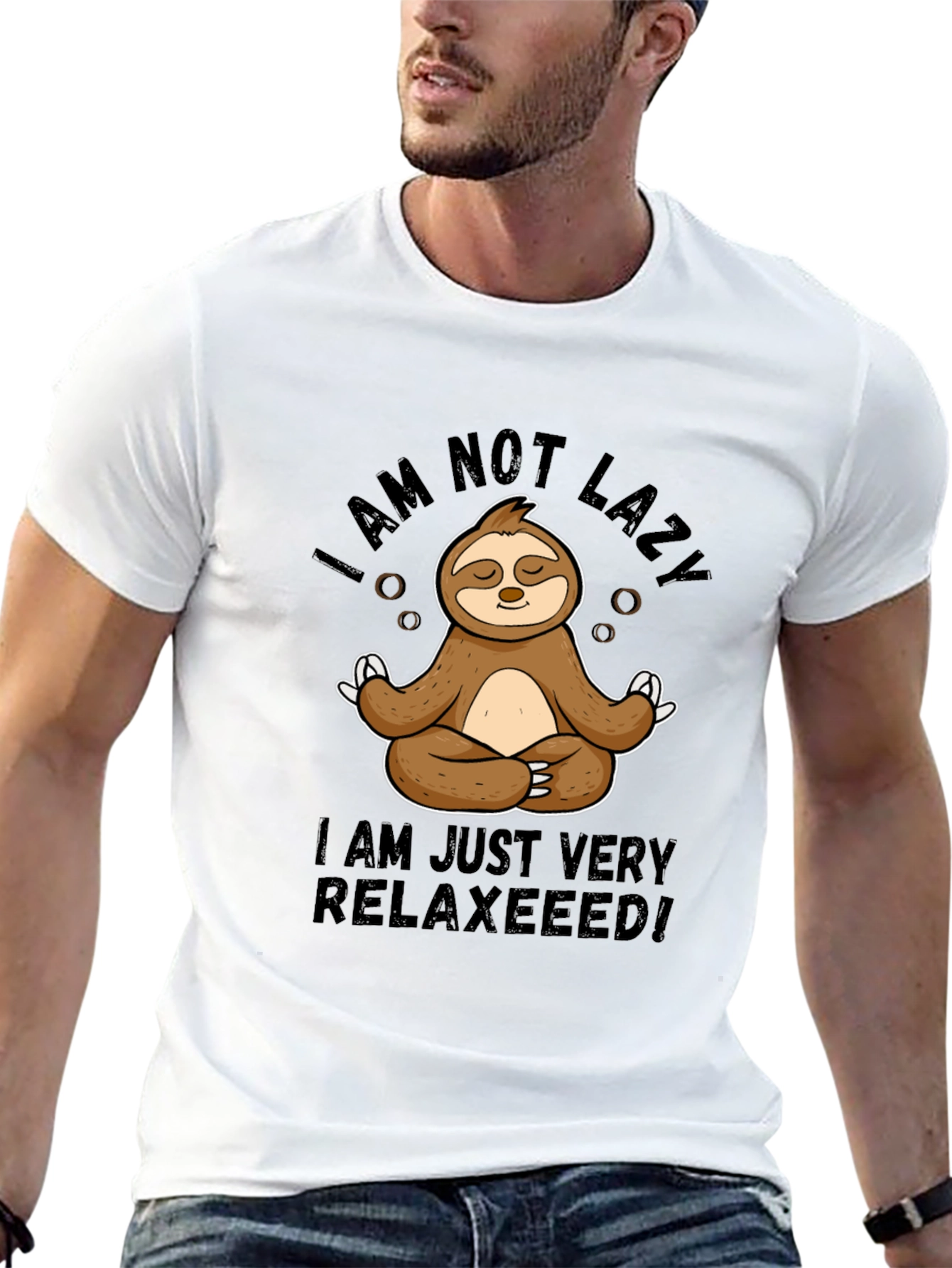 Relaxed Sloth T-Shirt - Funny Graphic Tee