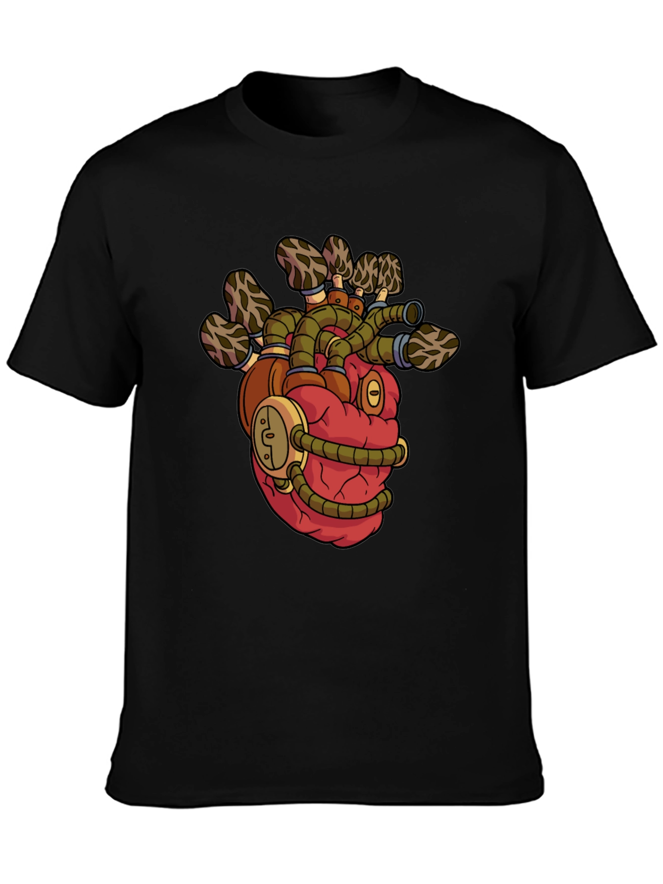 Steampunk Heart Graphic Tee - Unique Design!