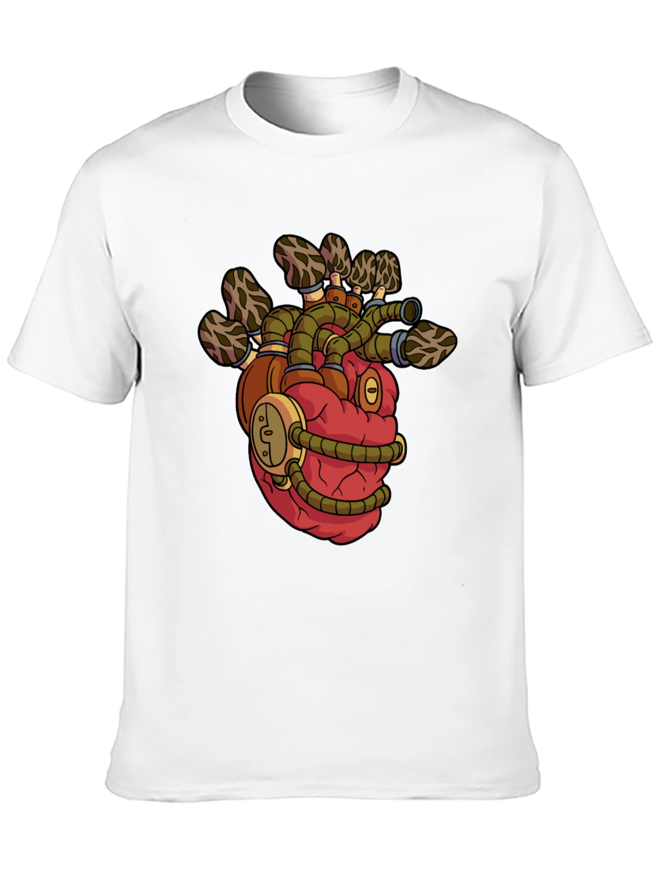 Steampunk Heart Graphic Tee - Unique Design!