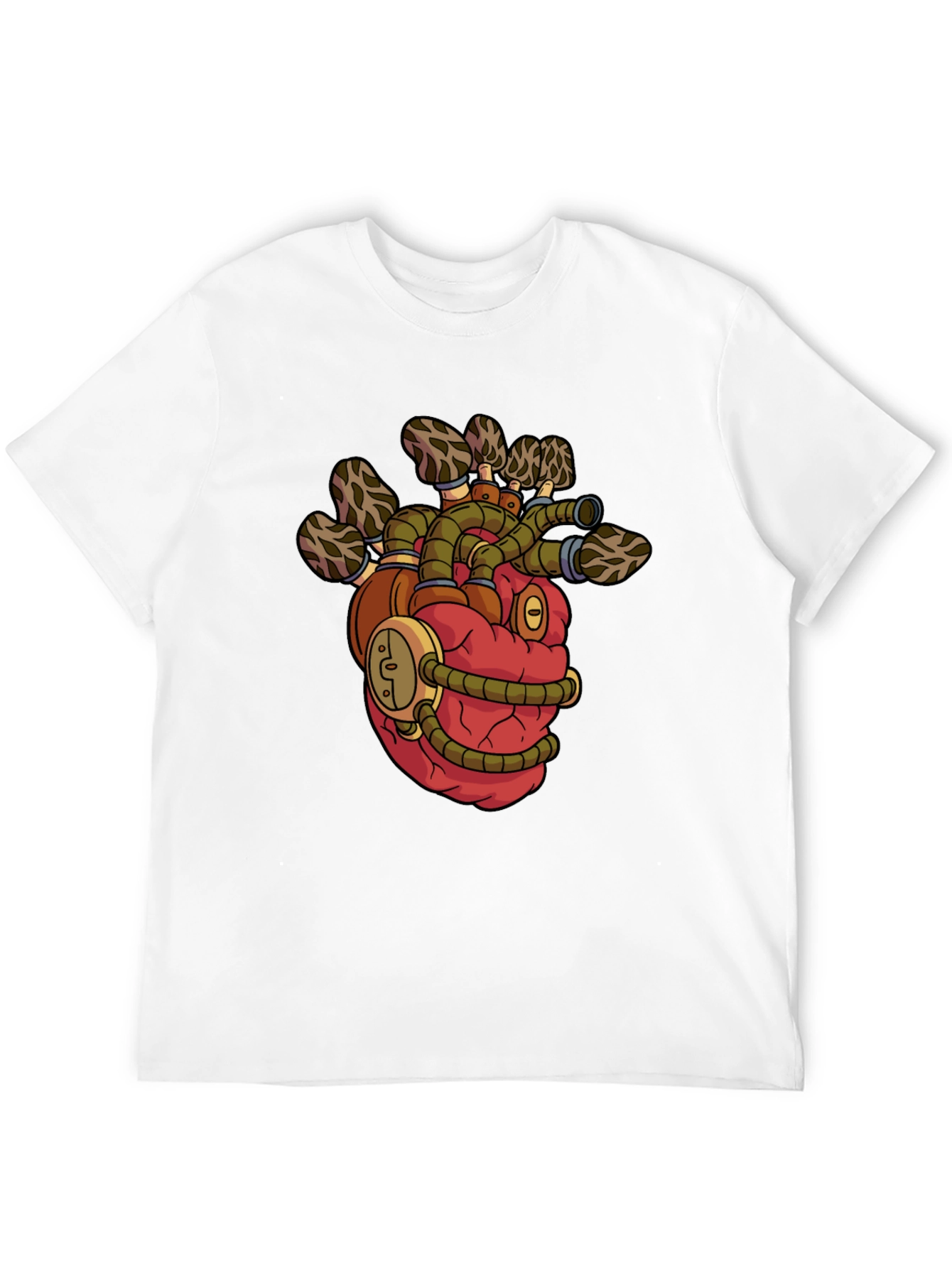 Steampunk Heart Graphic Tee - Unique Design!