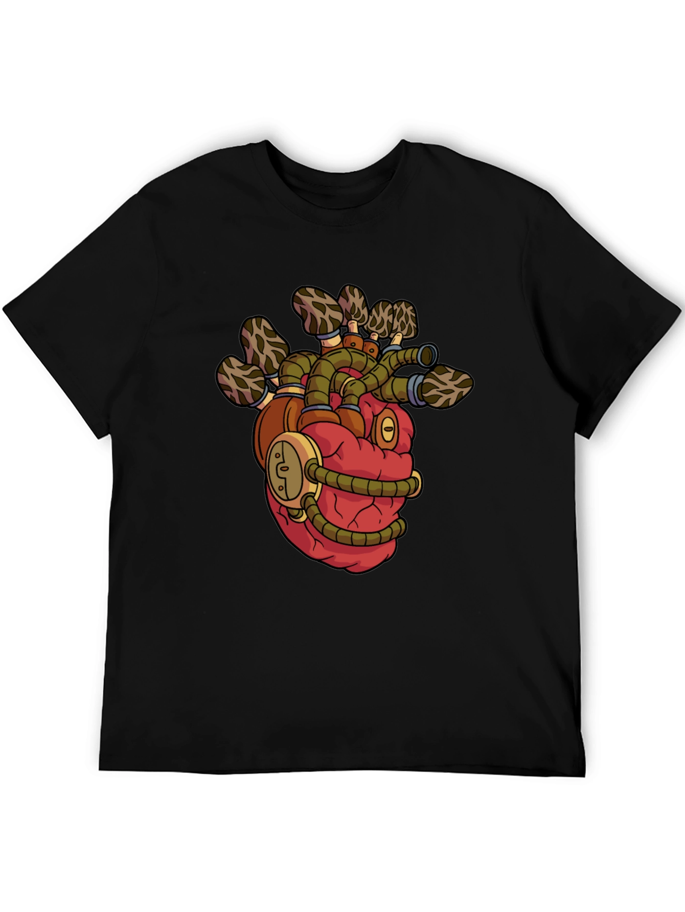 Steampunk Heart Graphic Tee - Unique Design!