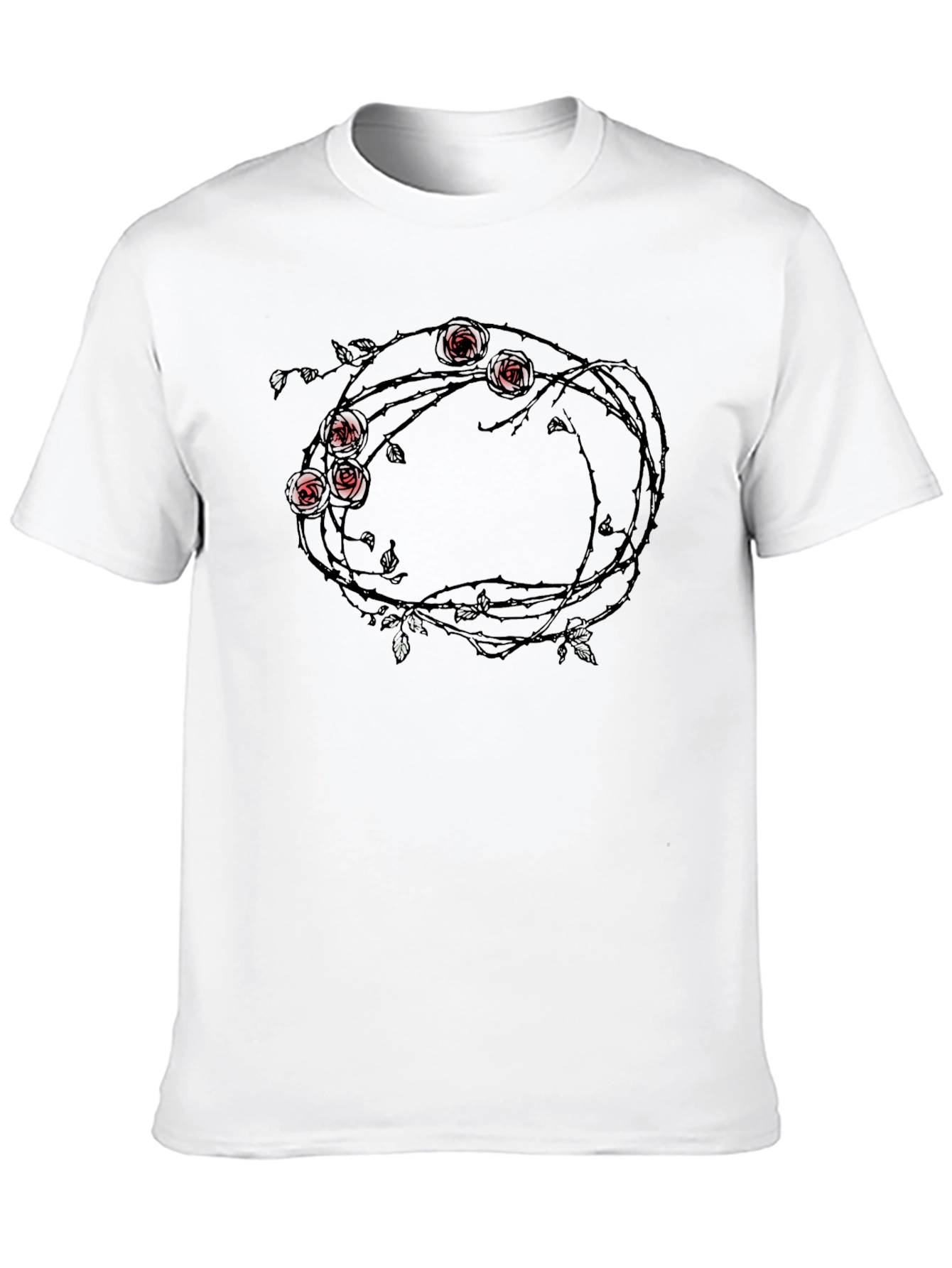 Rose Vine Graphic T-Shirt